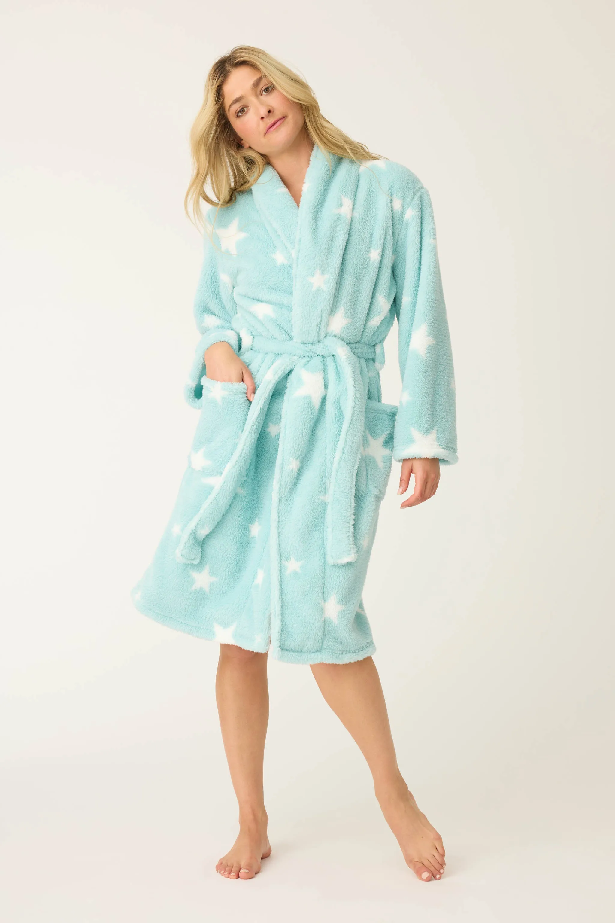 Let's Get Cozy Star Print Robe sold by P.J. Salvage product image thumbnail 4