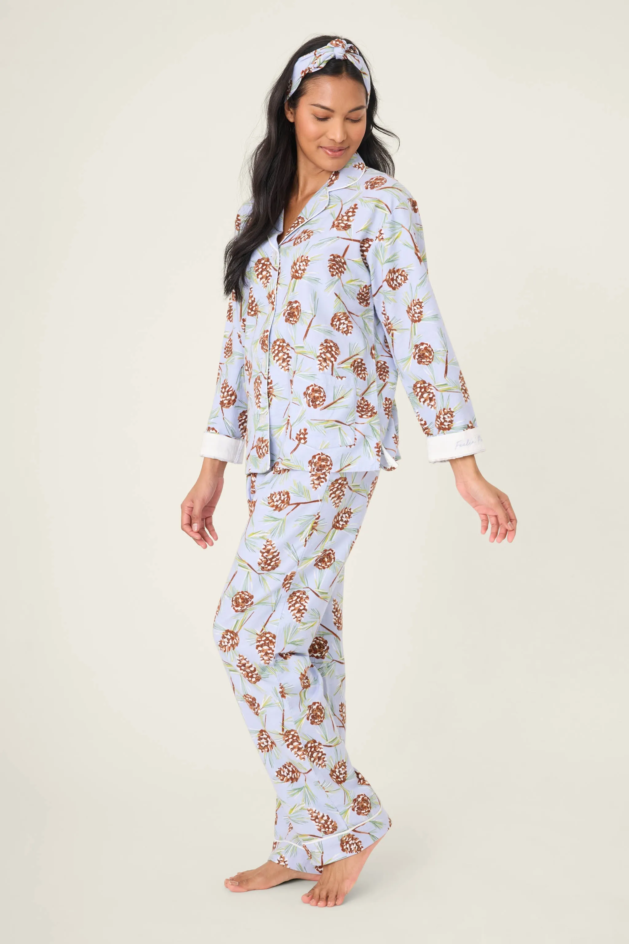 Feelin' Pine 3-Piece Winter Print Flannel PJ Set sold by P.J. Salvage product image thumbnail 3