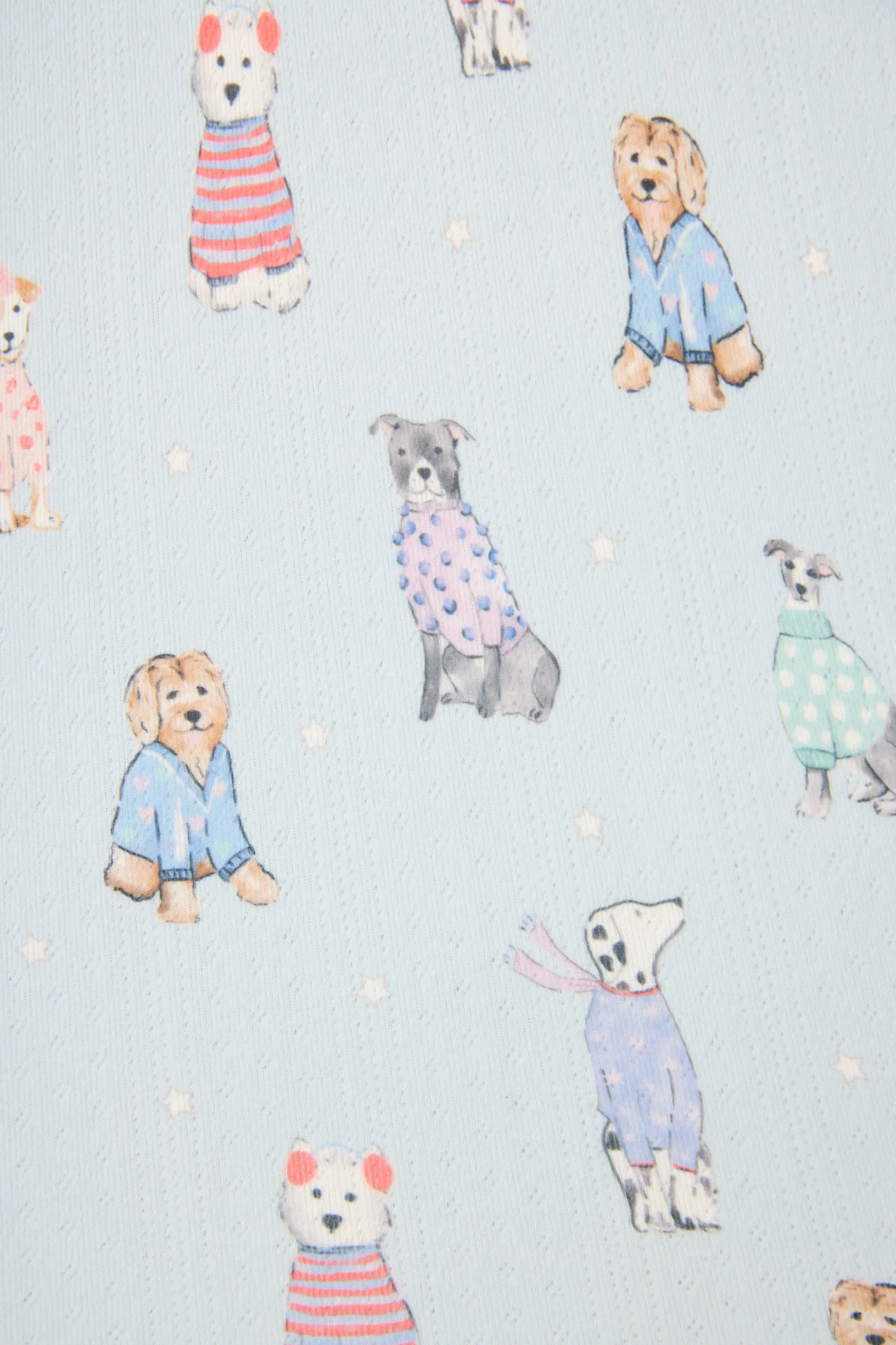Doggone Cold Dog Print Plus Size Pointelle PJ Set sold by P.J. Salvage product image thumbnail 2