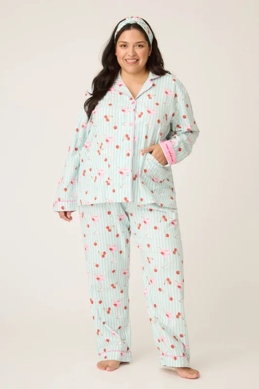Ma Cherie 3-Piece Plus Size Flannel PJ Set sold by P.J. Salvage