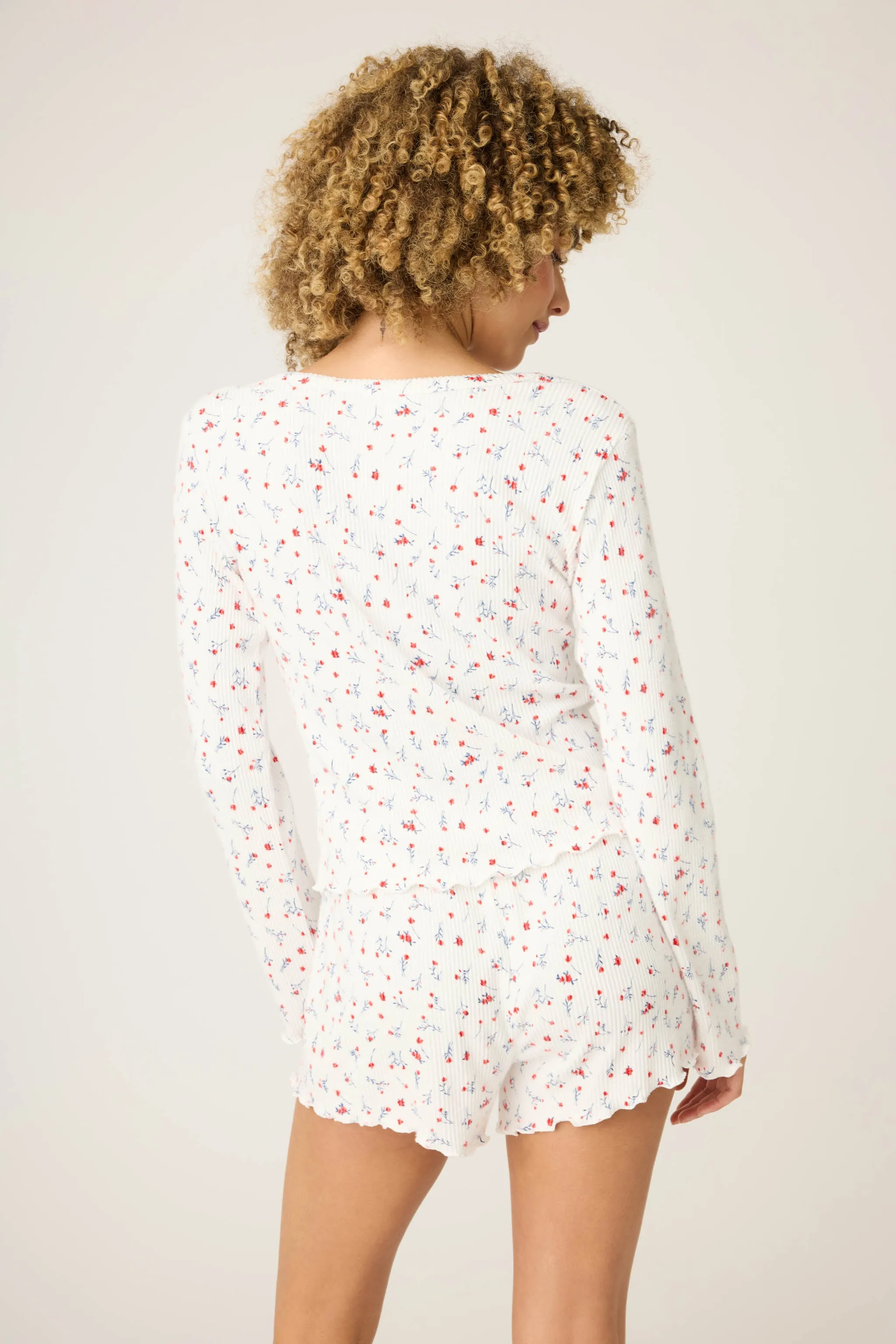La Rose Ditsy Floral Print Cardigan sold by P.J. Salvage product image thumbnail 5