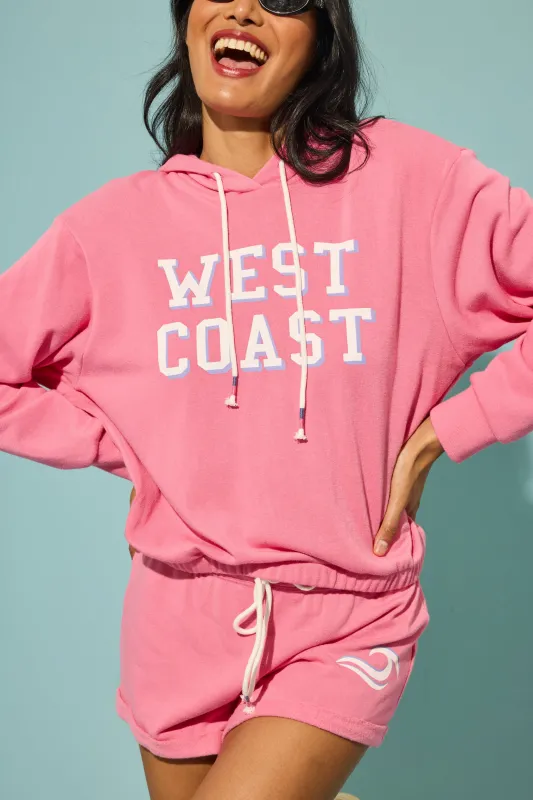 Home Base West Coast Graphic Fleece Short Set made by P.J. Salvage