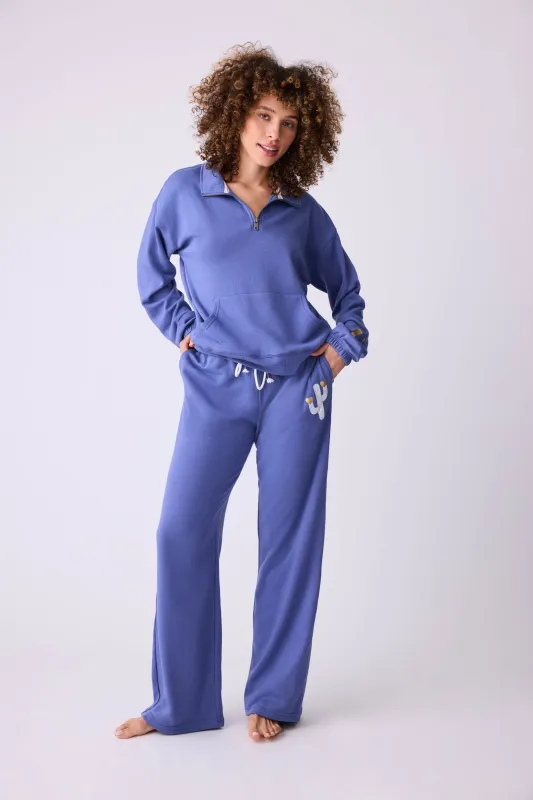 Home Base Country Graphic Fleece Jogger Set made by P.J. Salvage