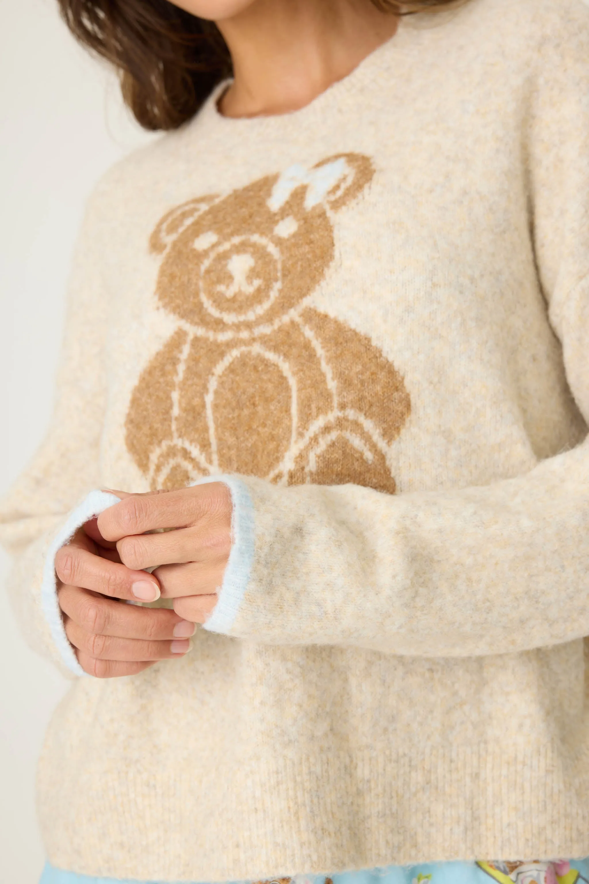 Teddy Bear Graphic Snuggle Sweater sold by P.J. Salvage product image thumbnail 3