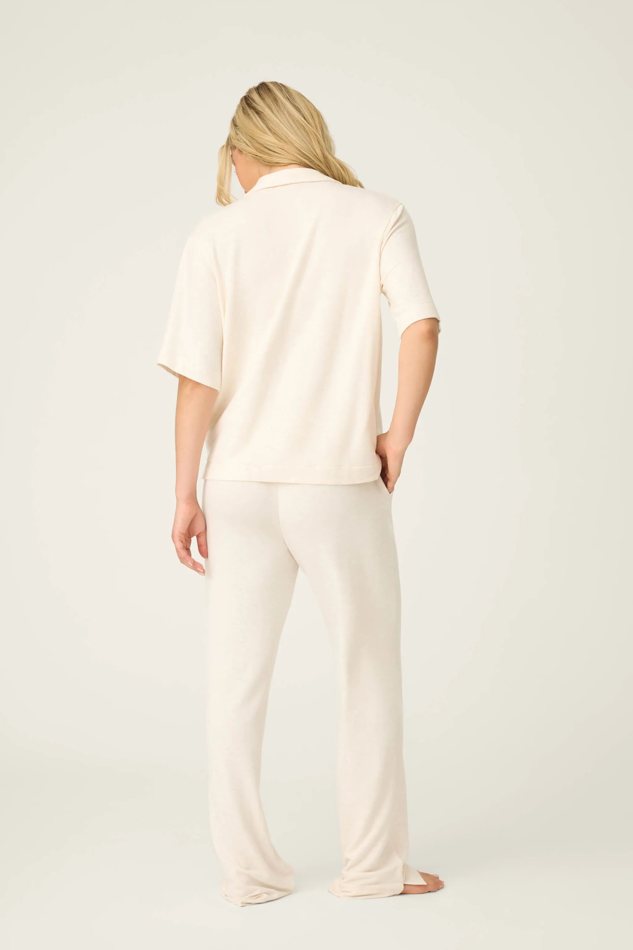 Jammie Essentials Long Oatmeal PJ Set sold by P.J. Salvage product image thumbnail 5