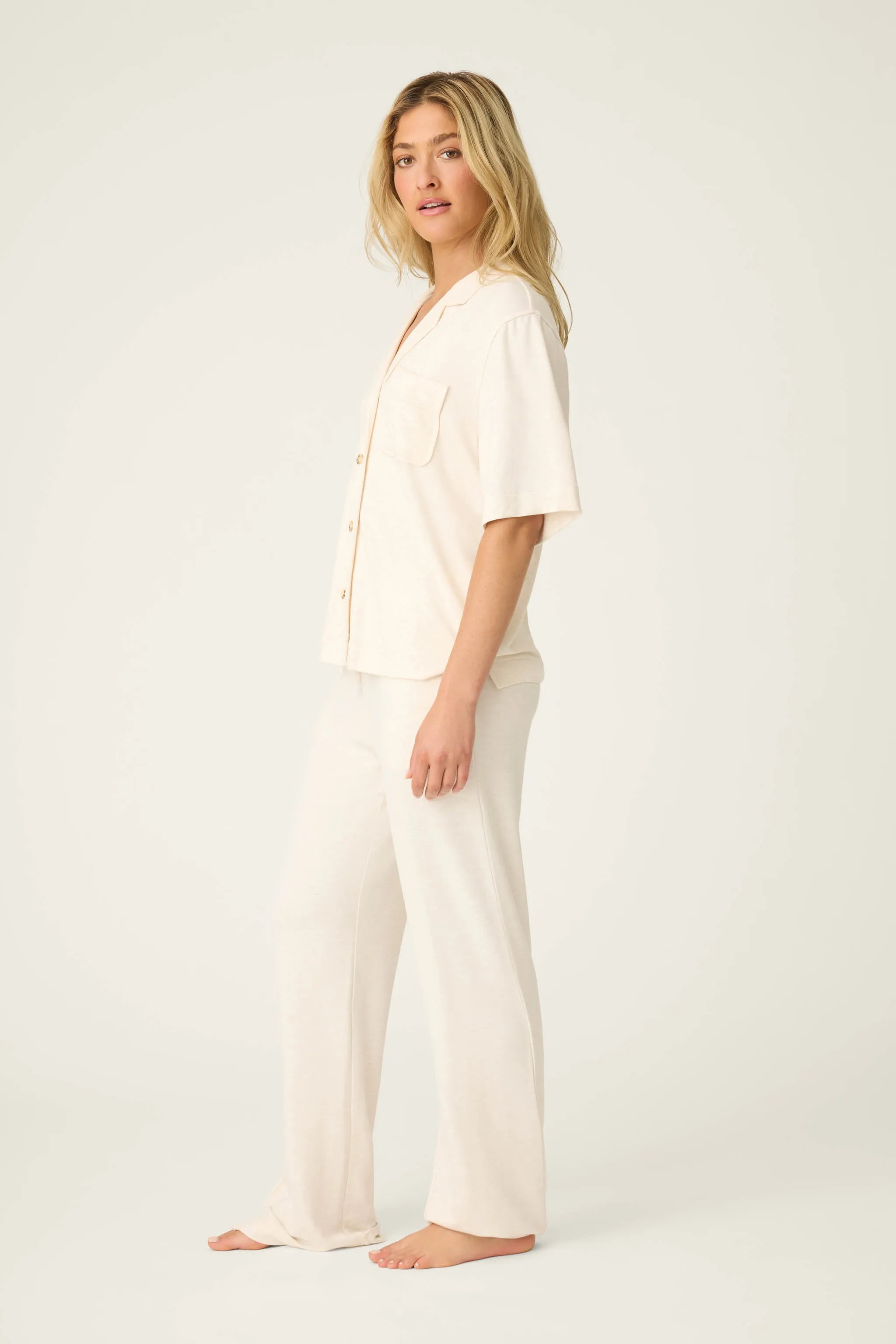 Jammie Essentials Long Oatmeal PJ Set sold by P.J. Salvage product image thumbnail 4