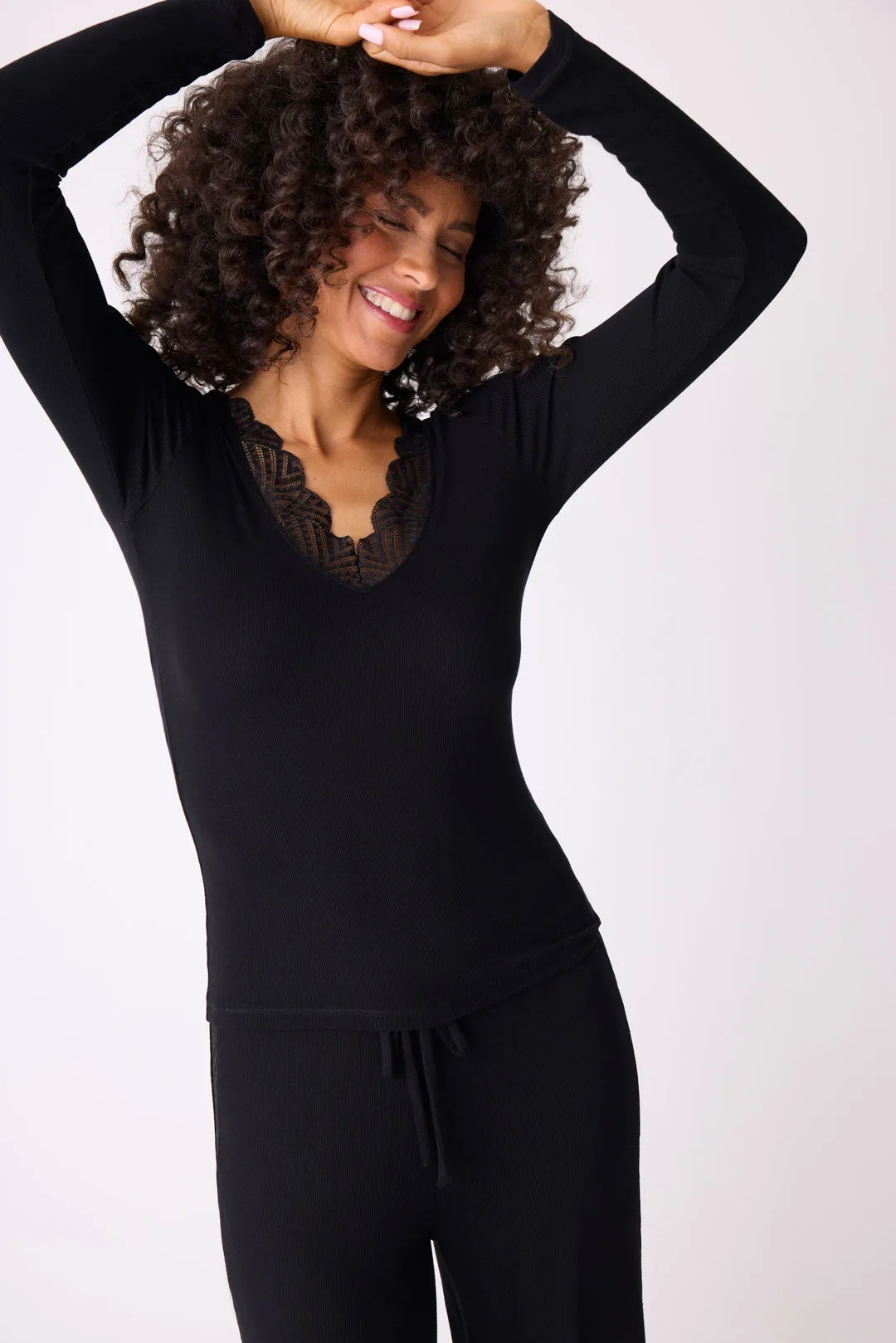 Lacey Basics Long Sleeve Top sold by P.J. Salvage product image thumbnail 2