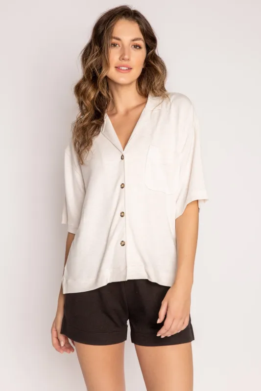 Jammie Essentials Short Sleeve Top made by P.J. Salvage