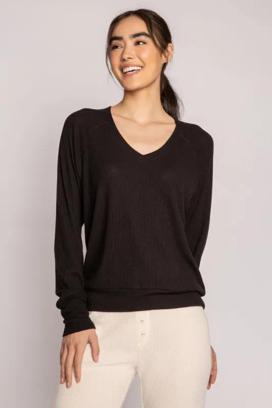 Textured Essentials Long Sleeve Top sold by P.J. Salvage
