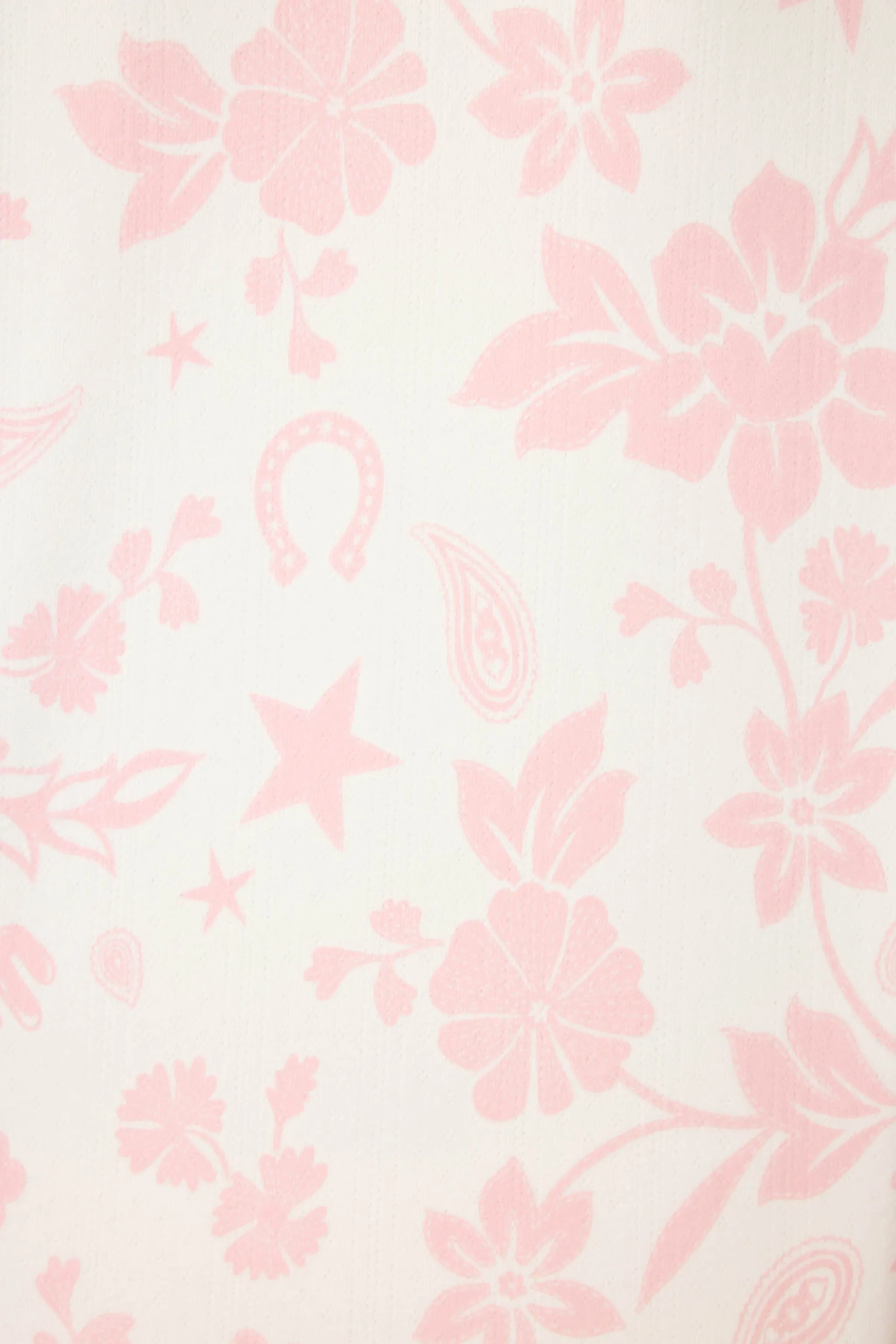 Wild Flower Western Print Pointelle Long Sleeve Top sold by P.J. Salvage product image thumbnail 2