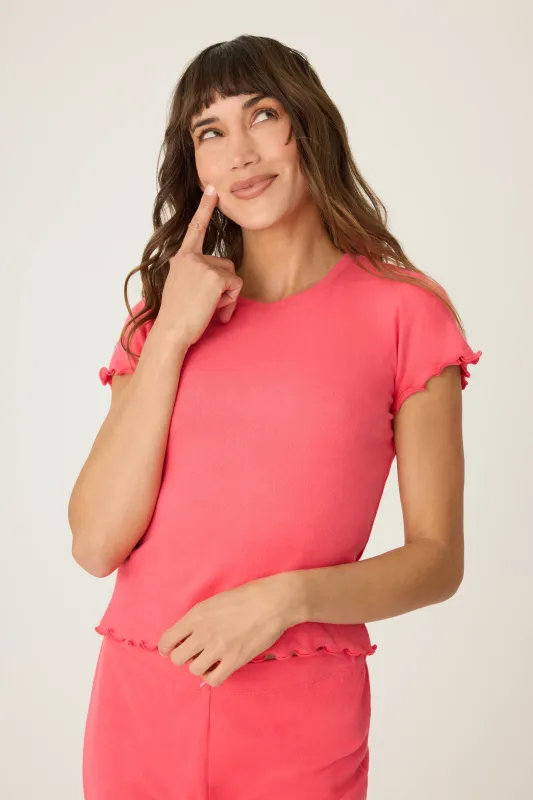 Tropical Dreams Short Sleeve Top made by P.J. Salvage