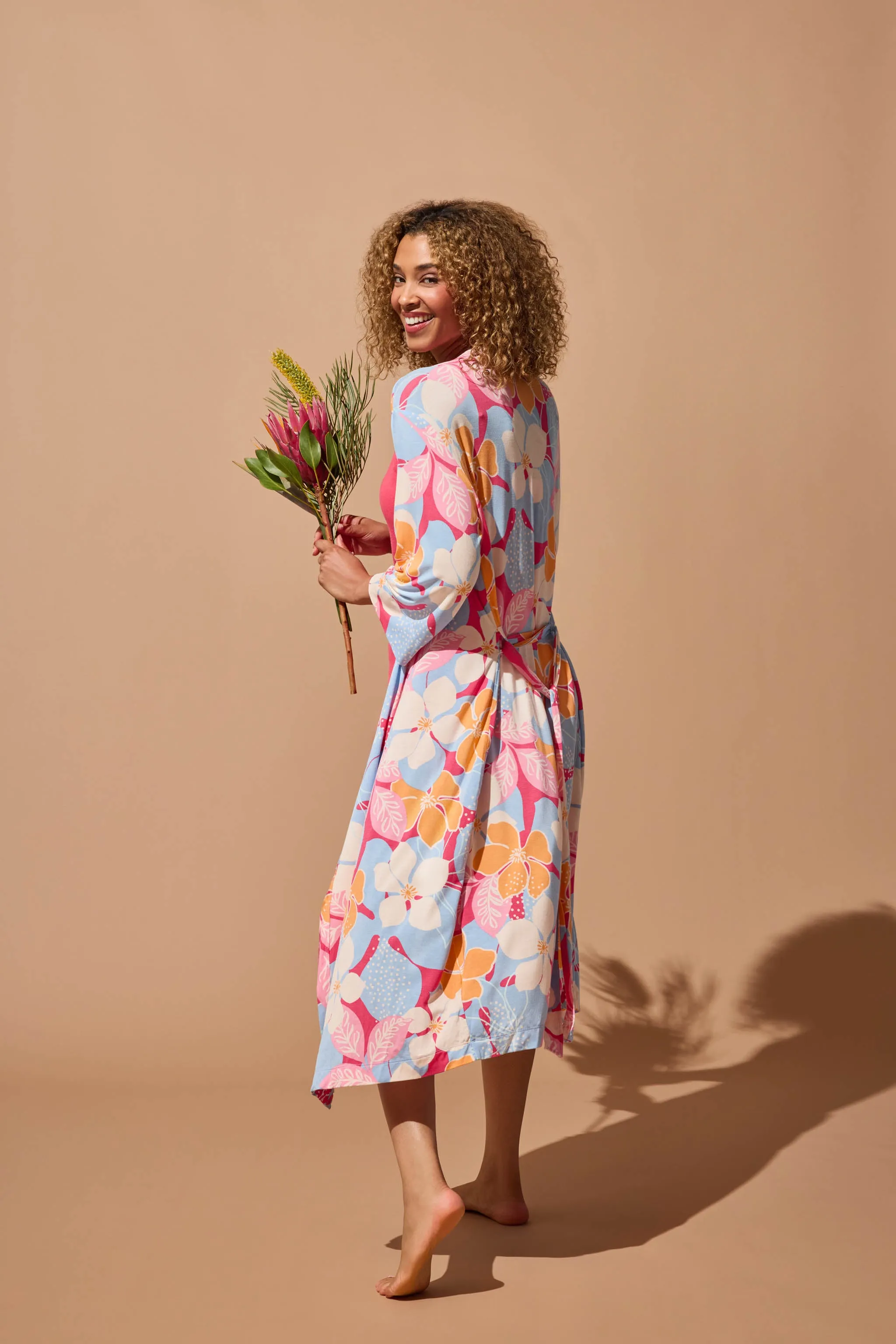 Tropical Dreams Floral Robe sold by P.J. Salvage product image thumbnail 2