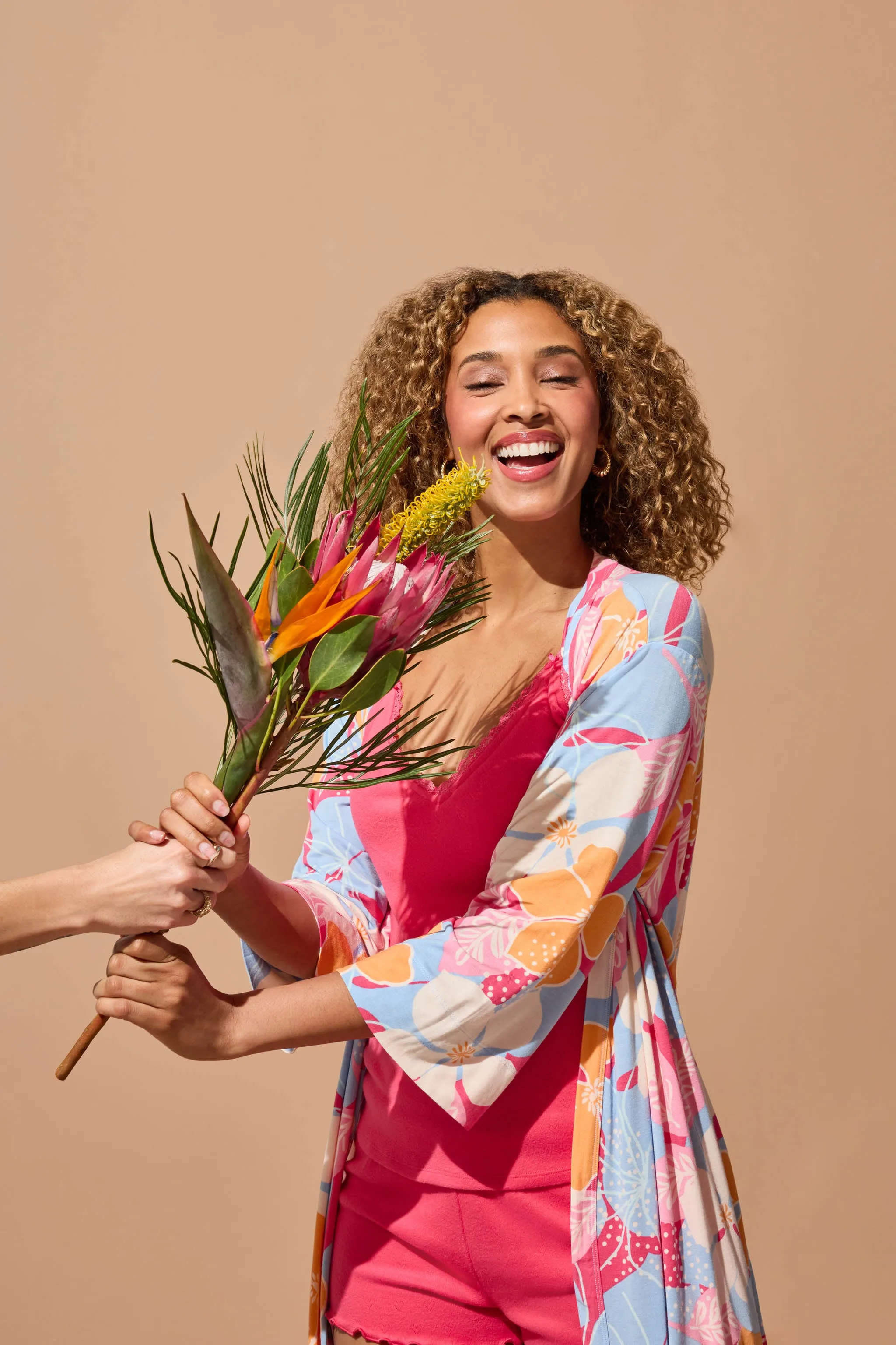 Tropical Dreams Floral Robe sold by P.J. Salvage product image thumbnail 4