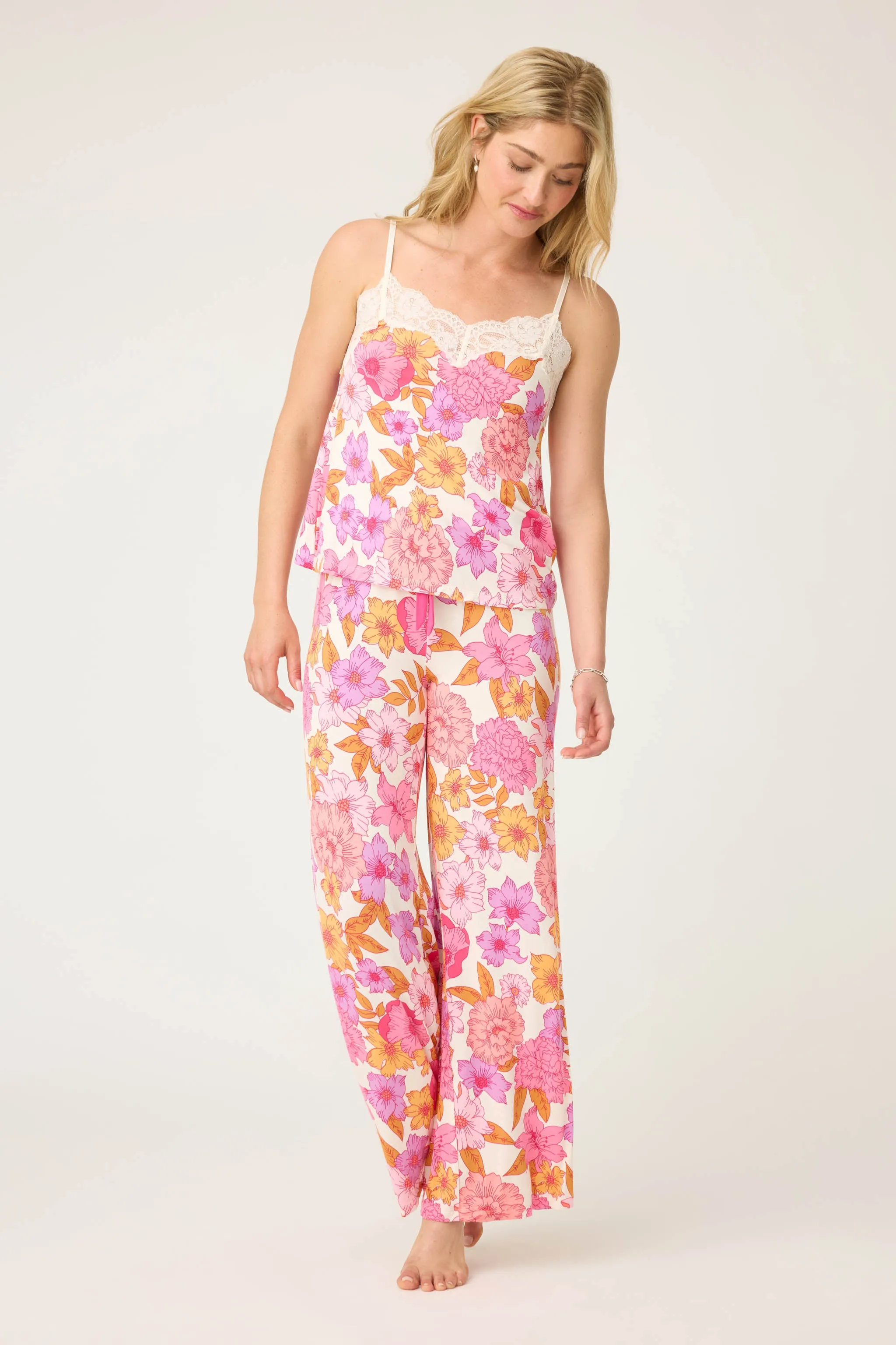 Sweet Dreams Floral Print Modal Lounge Set sold by P.J. Salvage product image thumbnail 5