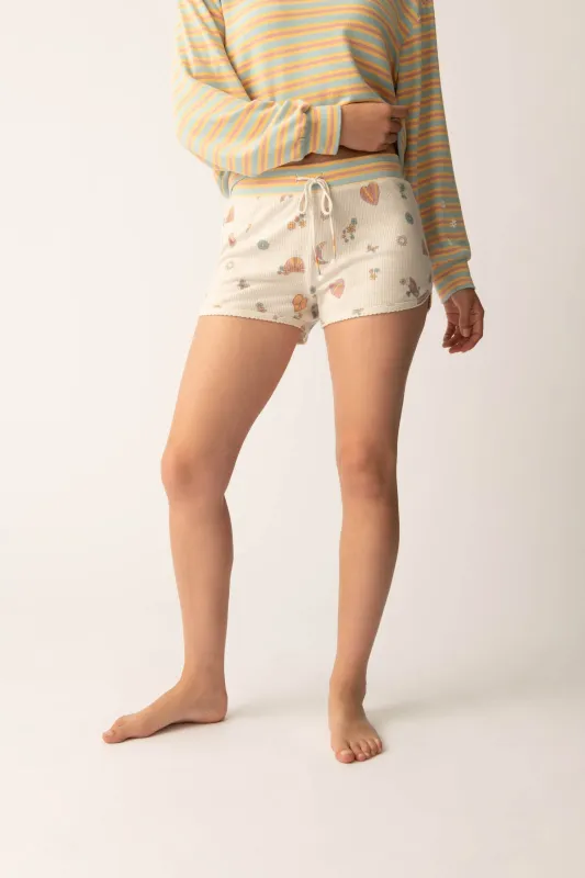 Sunshine On My Mind Emoji-Fun Shorts sold by P.J. Salvage