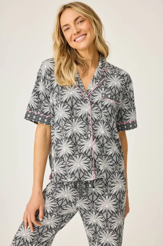 Shady Beach Dreams Short Sleeve Top sold by P.J. Salvage