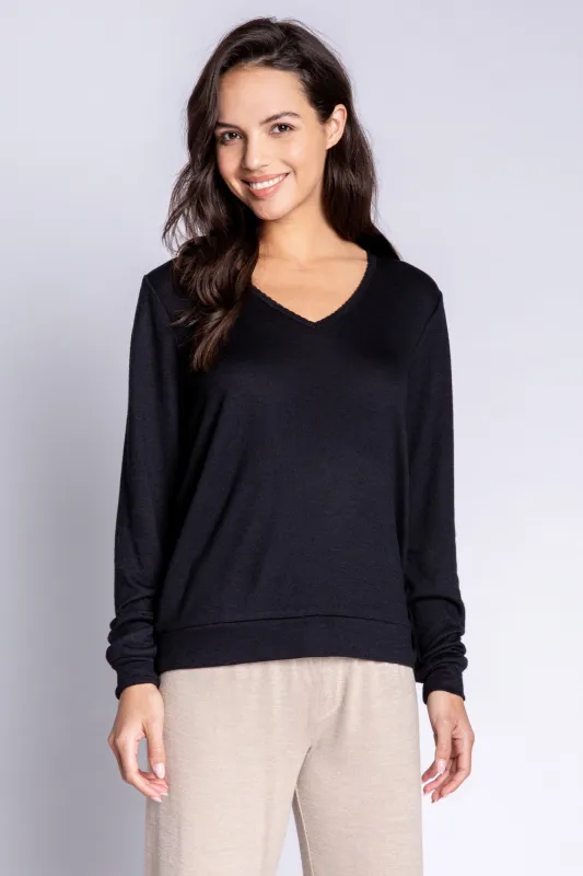 Reloved Lounge Long Sleeve Top sold by P.J. Salvage