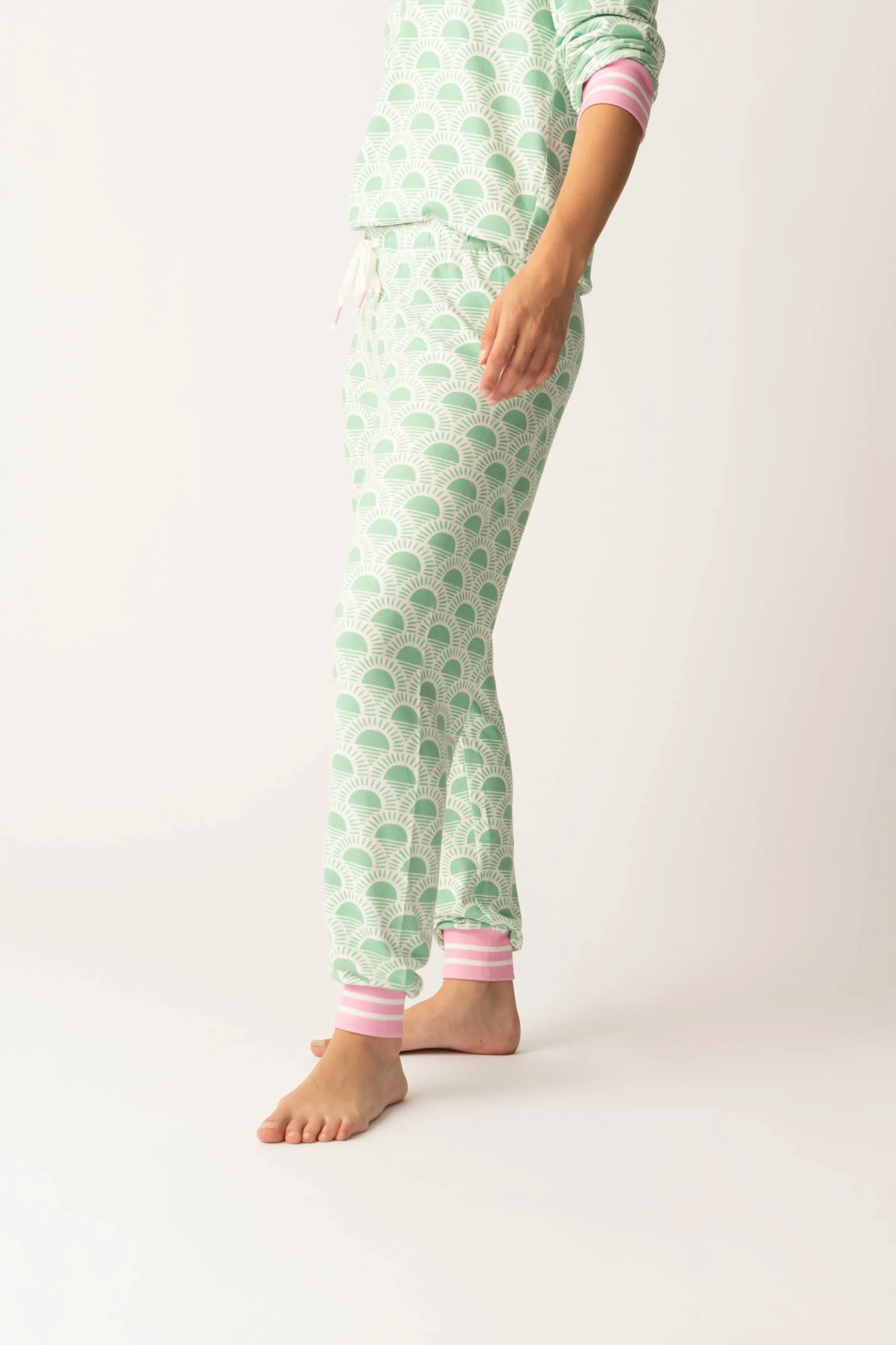 Peachy Party Courtside Banded Pants sold by P.J. Salvage product image thumbnail 5