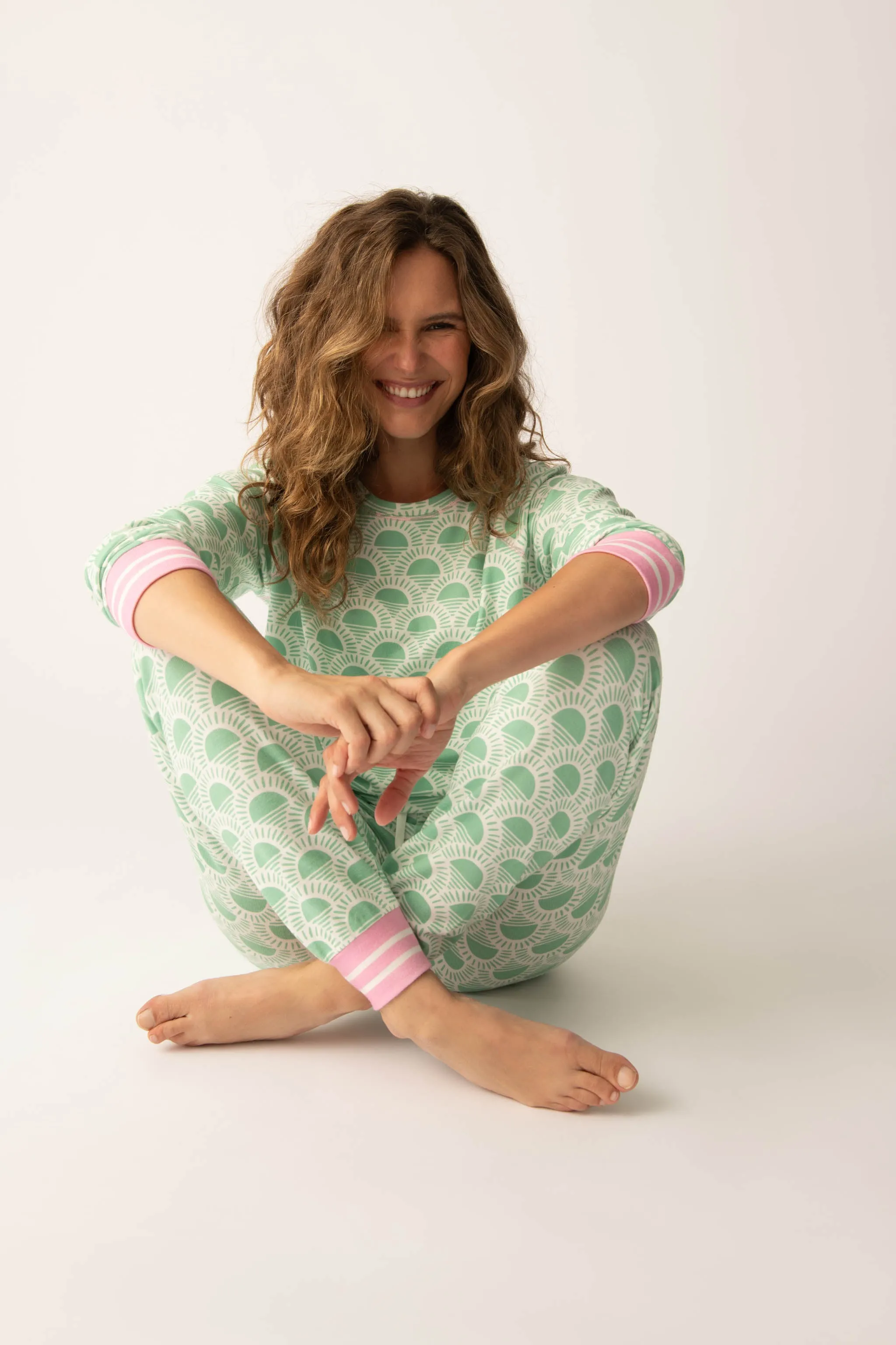 Peachy Party Courtside Banded Pants sold by P.J. Salvage product image thumbnail 4