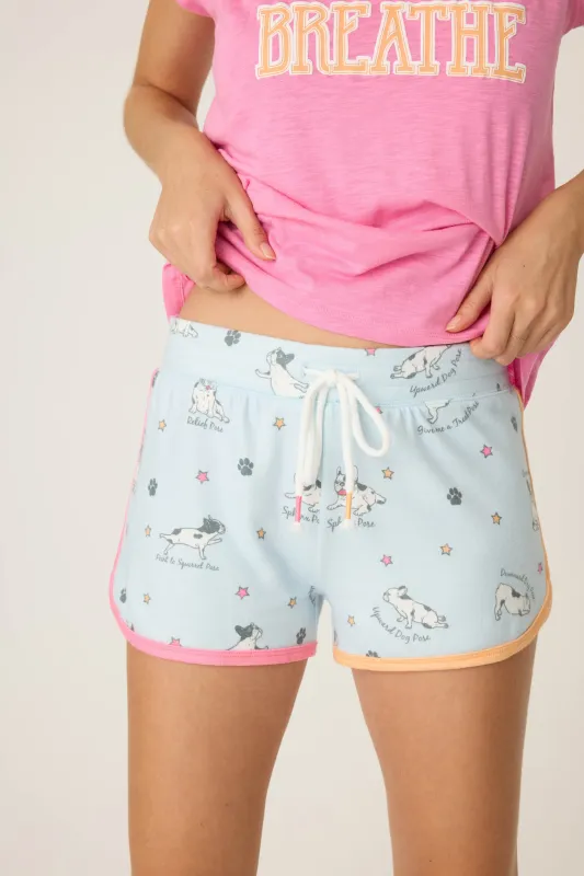 Paws & Breathe Dog Print Shorts sold by P.J. Salvage
