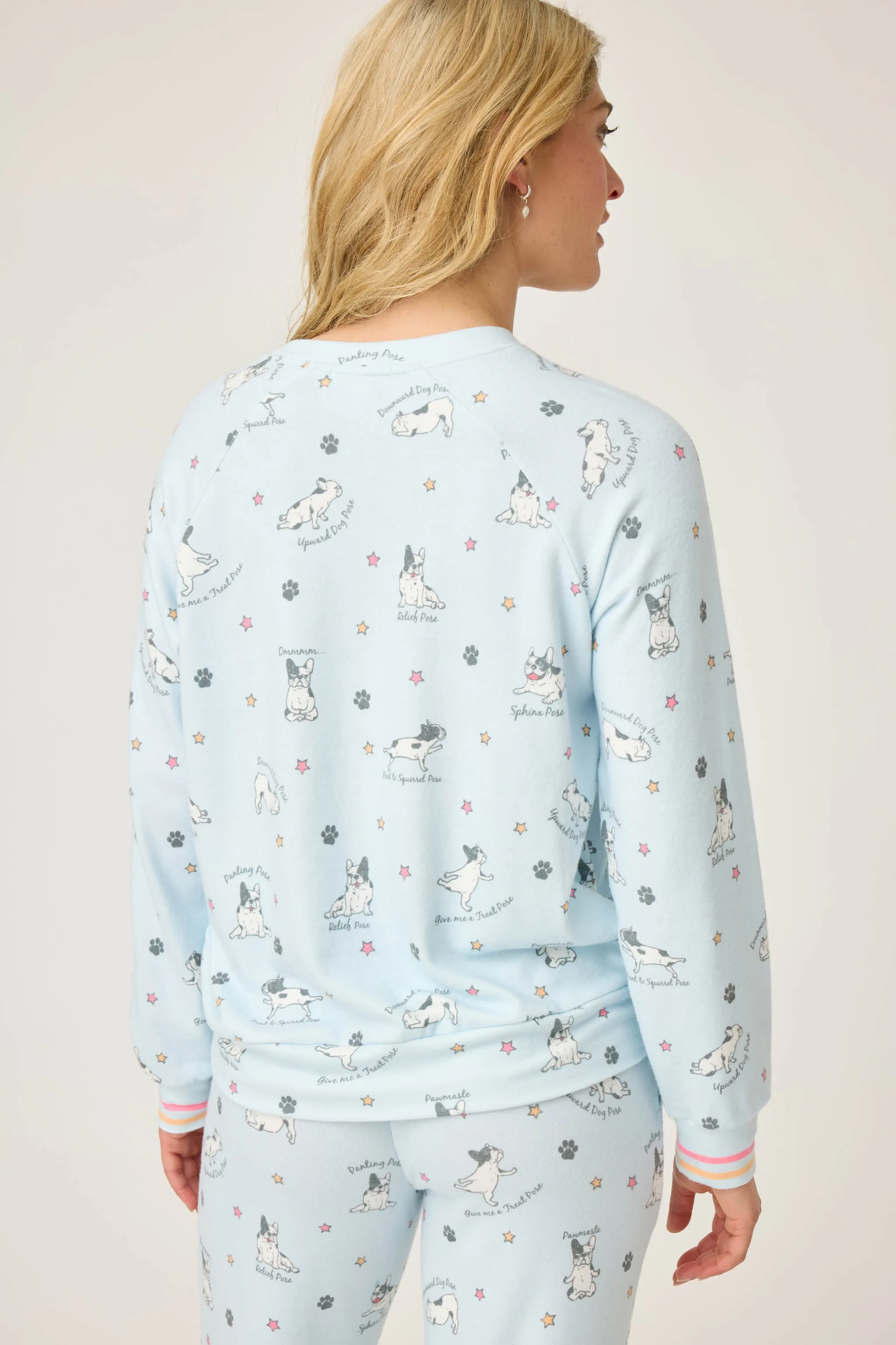 Paws & Breathe Dog Print Long Sleeve Top sold by P.J. Salvage product image thumbnail 4