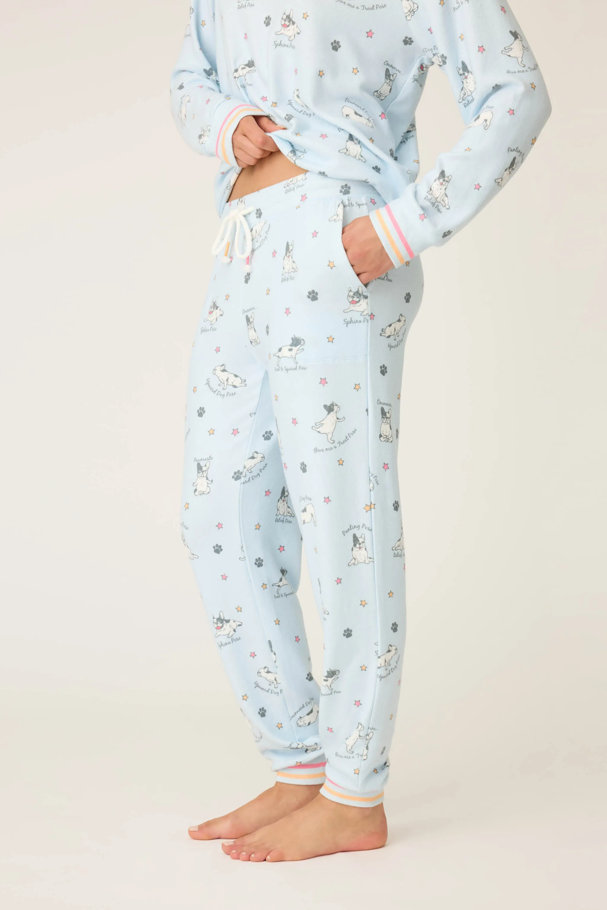 Paws & Breathe Dog Print Banded Pants sold by P.J. Salvage product image thumbnail 4