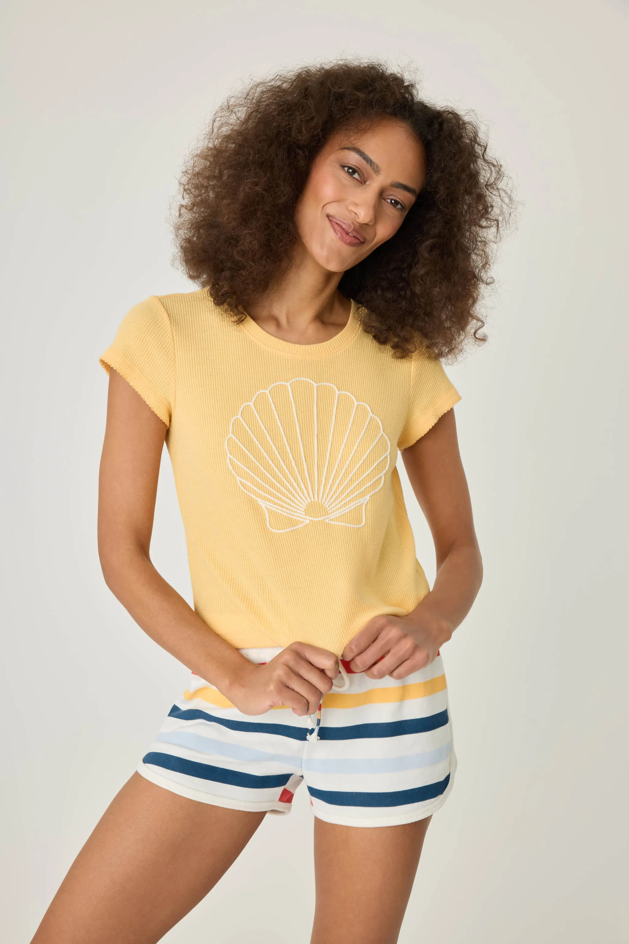 Maritime Short Sleeve Embroidered Top sold by P.J. Salvage product image thumbnail 4