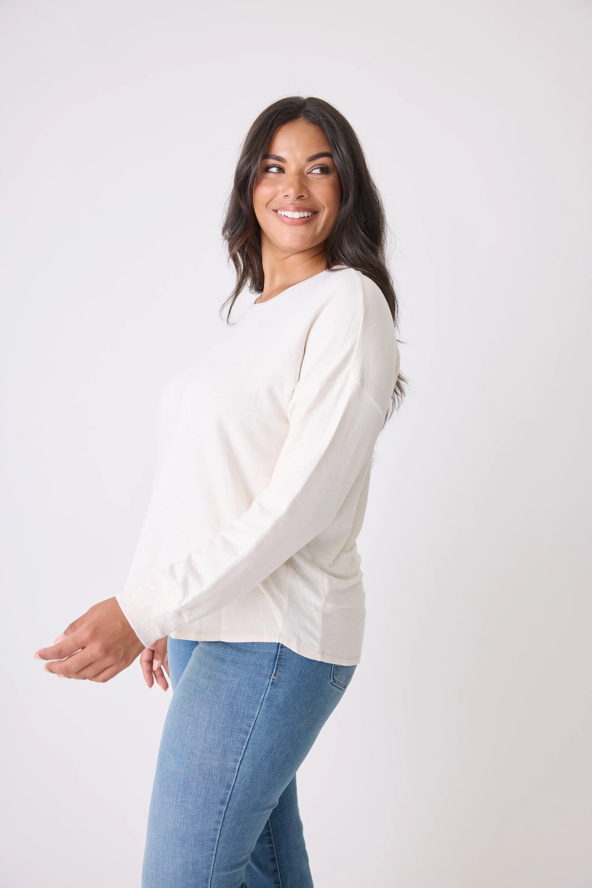 Jammie Essentials Long Sleeve Top - Plus Size sold by P.J. Salvage product image thumbnail 2