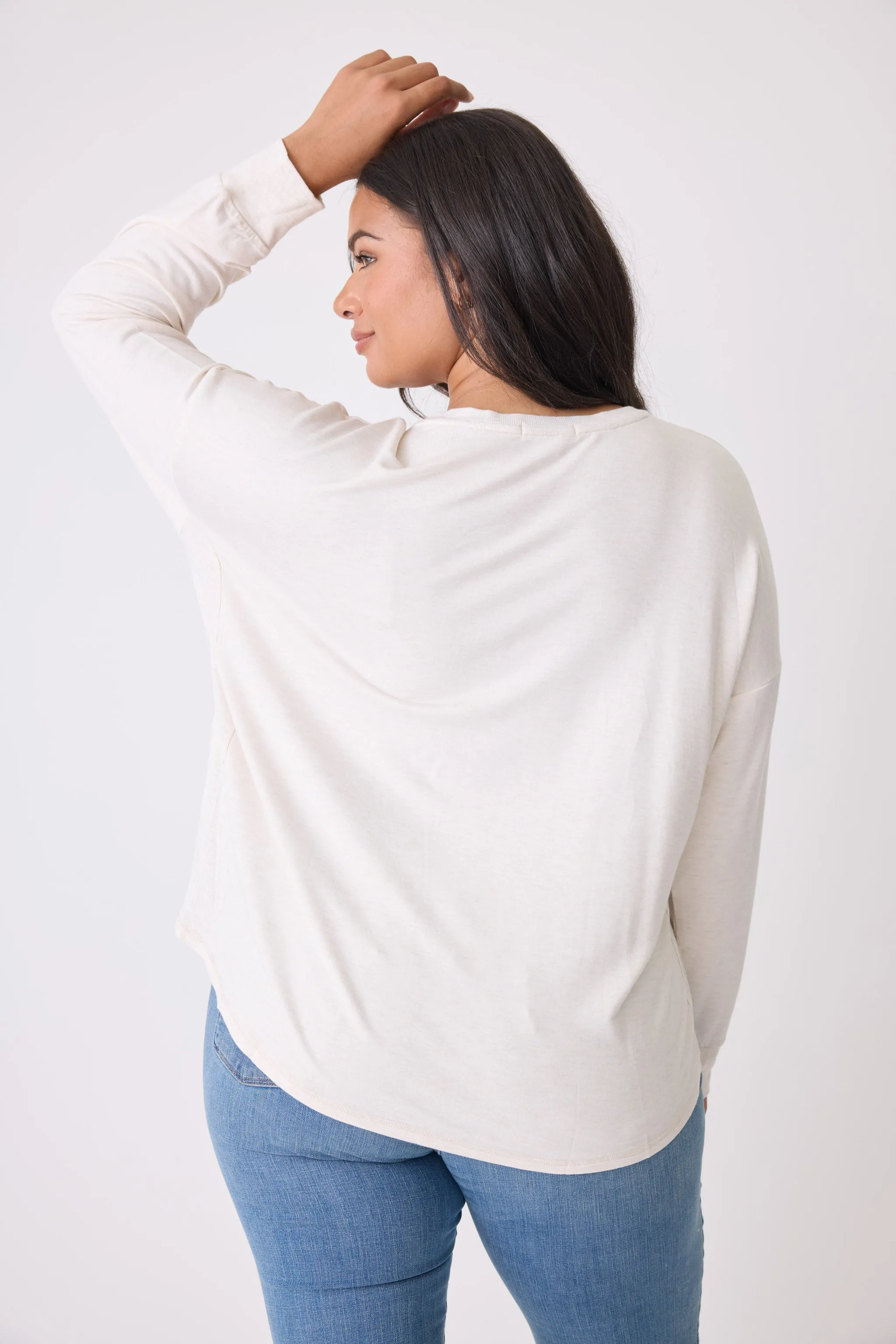 Jammie Essentials Long Sleeve Top - Plus Size sold by P.J. Salvage product image thumbnail 4