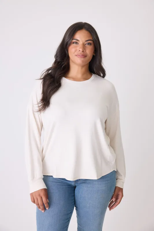 Jammie Essentials Long Sleeve Top - Plus Size sold by P.J. Salvage