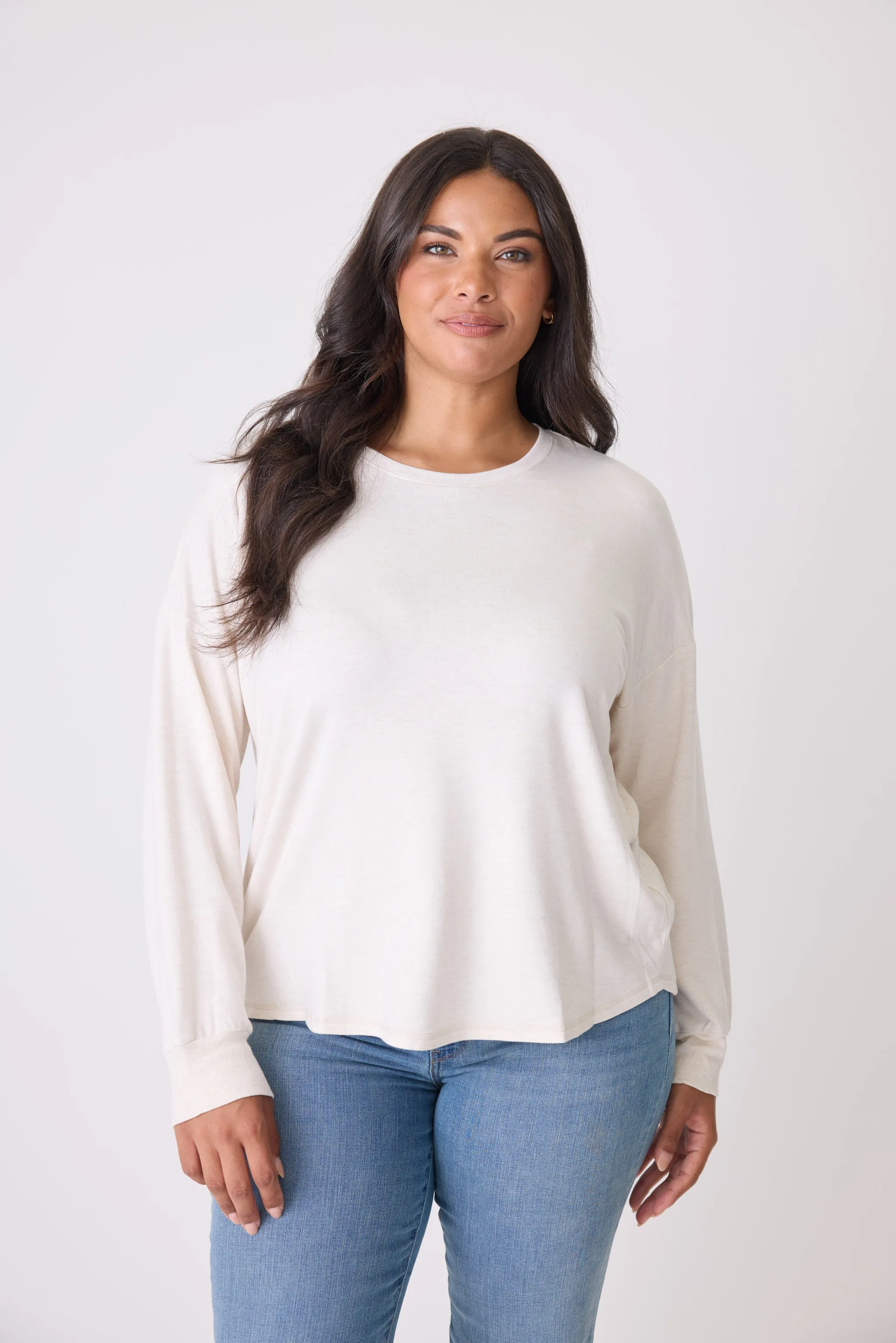 Jammie Essentials Long Sleeve Top - Plus Size sold by P.J. Salvage