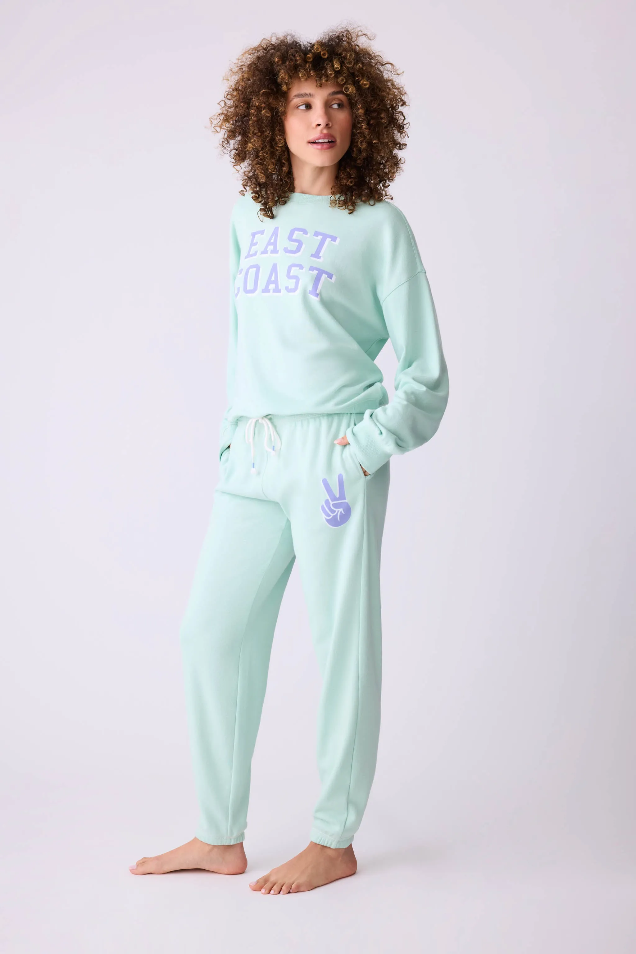 Home Base East Coast Graphic Fleece Jogger Set sold by P.J. Salvage product image thumbnail 4