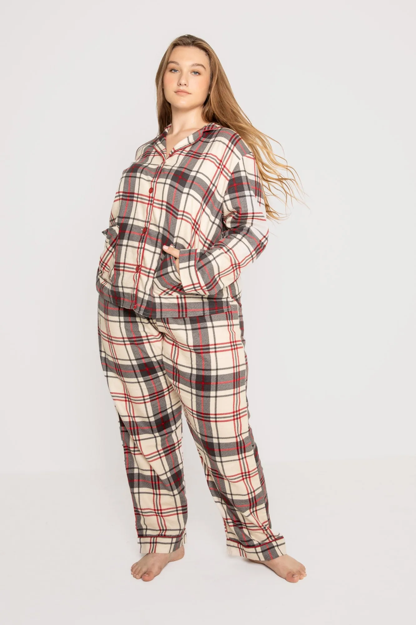 Holiday Plaid Plus Size Flannel PJ Gift Set sold by P.J. Salvage product image thumbnail 2