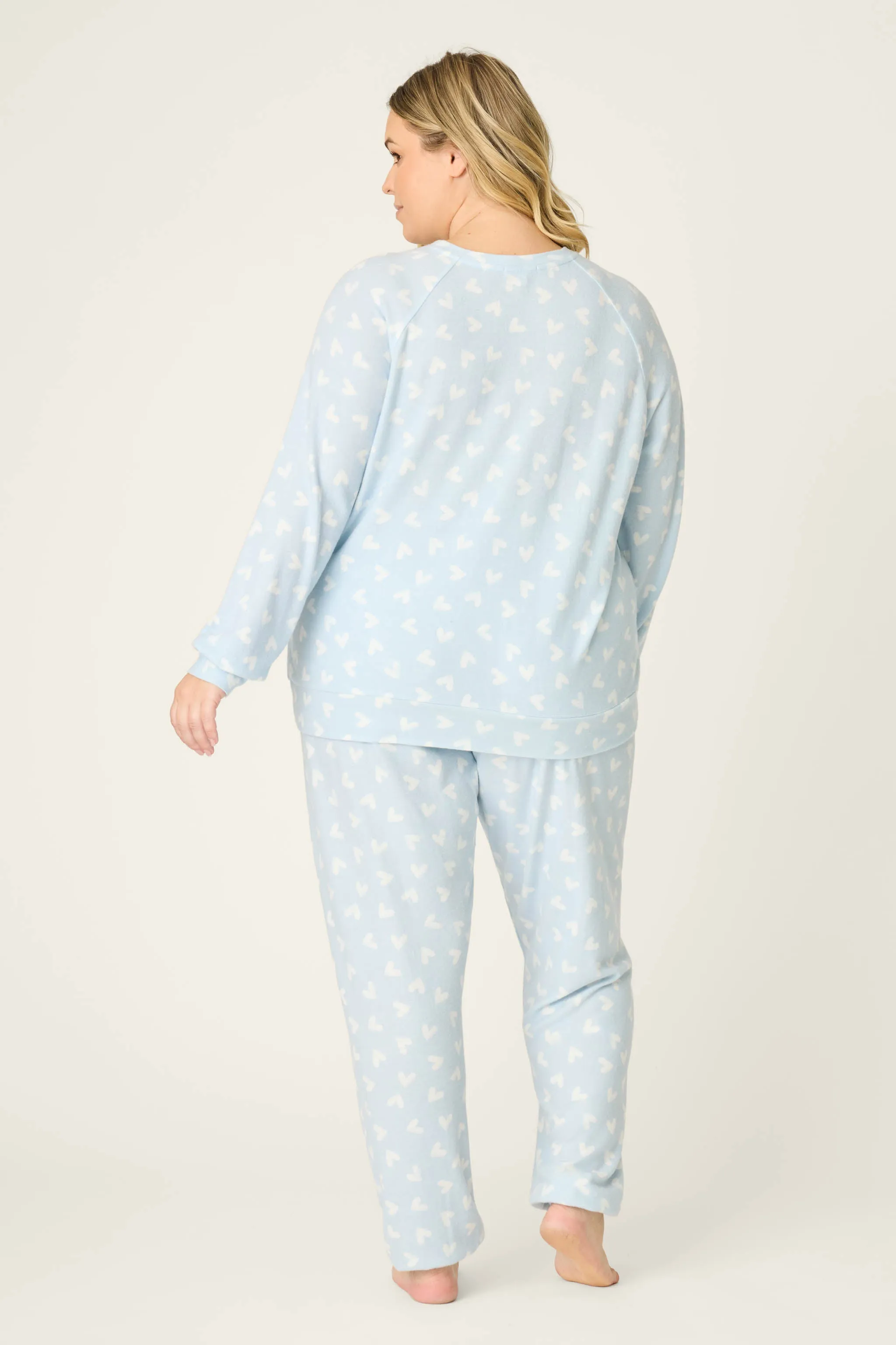 Heart Print Plus Size PJ Set sold by P.J. Salvage product image thumbnail 5