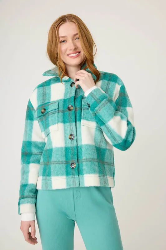 Cozy Plaid Jacket sold by P.J. Salvage