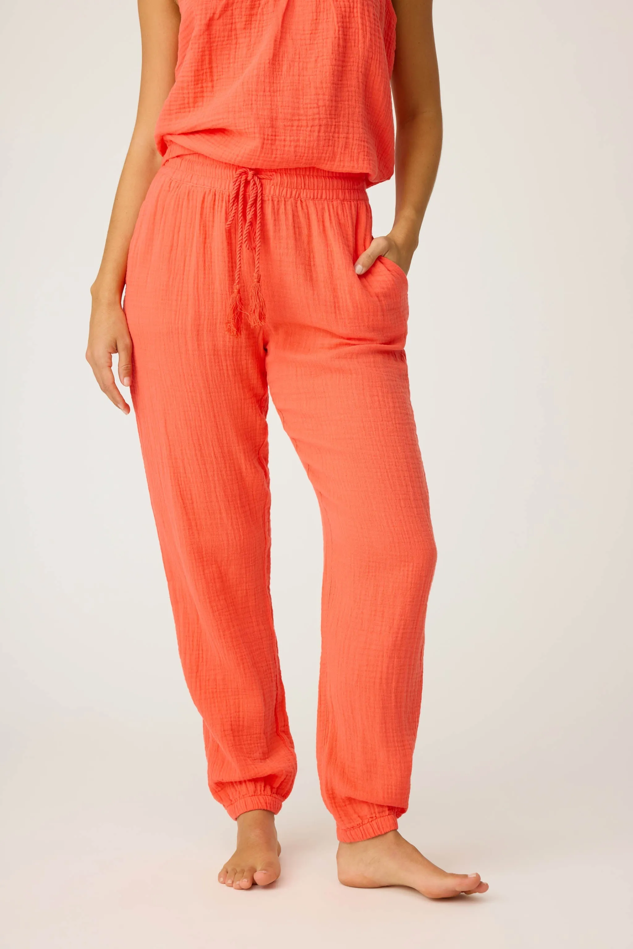 Copacabana Gauze Banded Pant sold by P.J. Salvage product image thumbnail 3