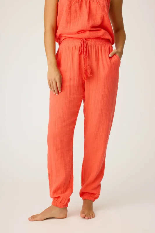 Copacabana Gauze Banded Pant made by P.J. Salvage