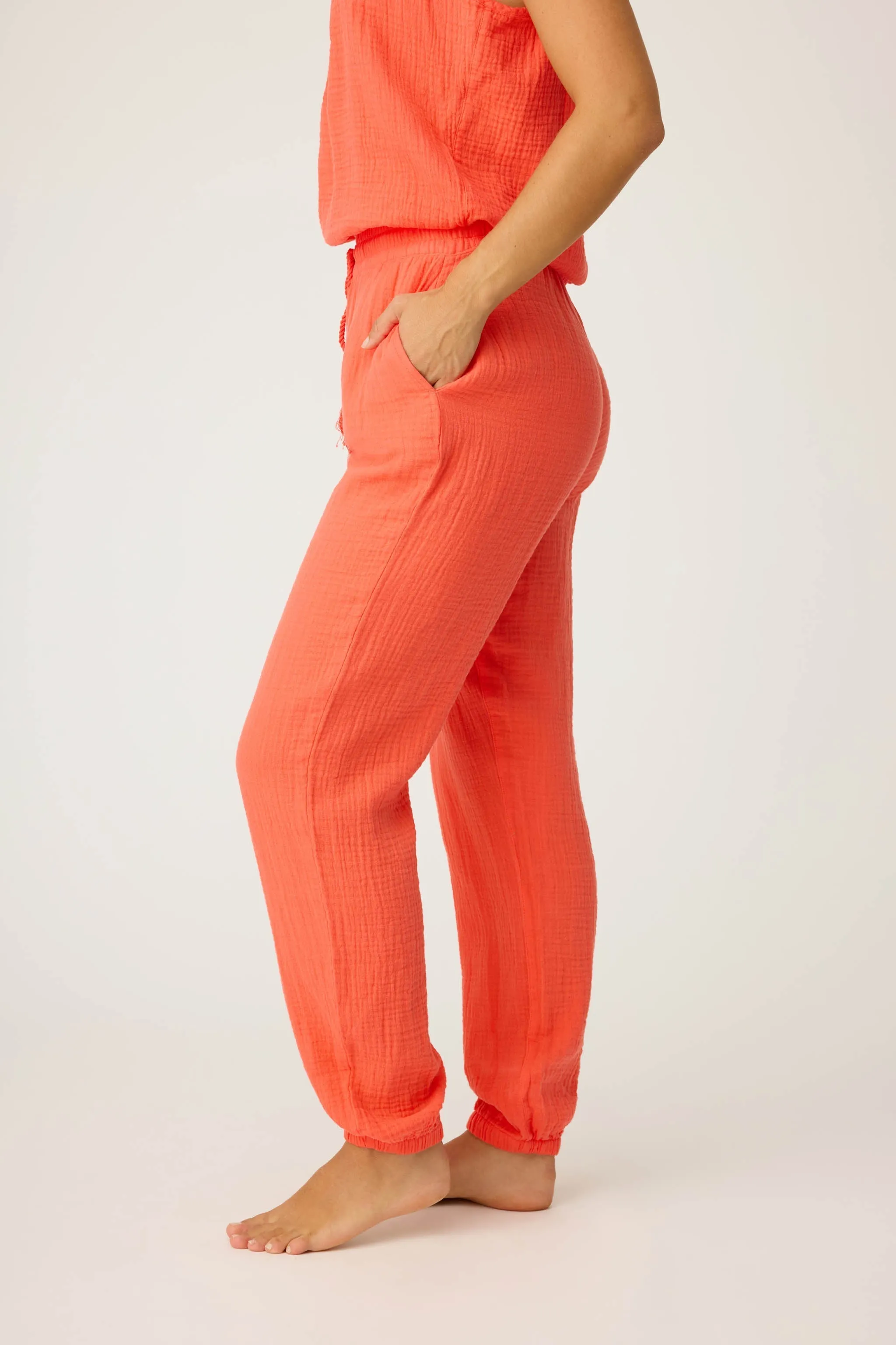 Copacabana Gauze Banded Pant sold by P.J. Salvage product image thumbnail 5