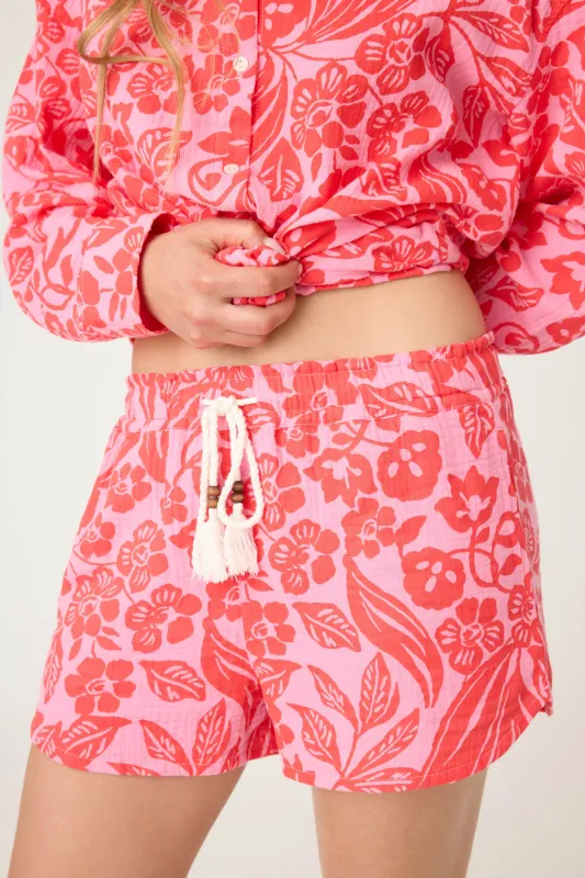 Bali Bay Floral Print Shorts sold by P.J. Salvage