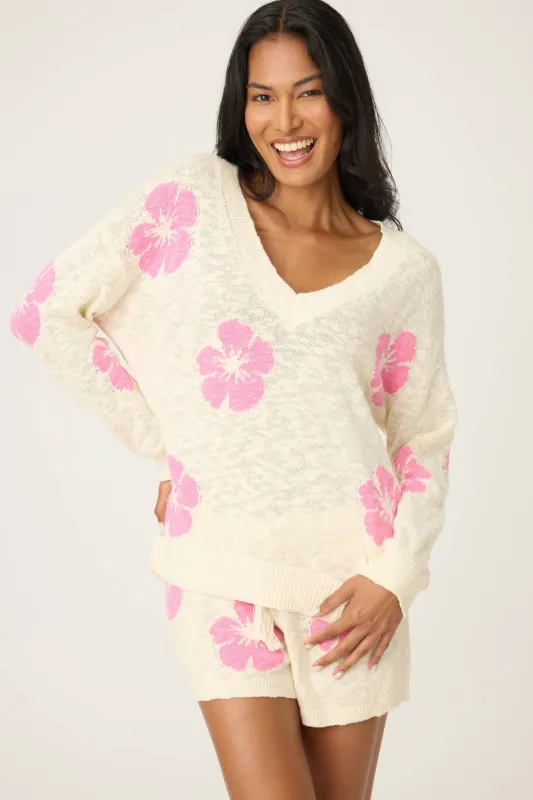 Bali Bay Floral Knit Sweater sold by P.J. Salvage