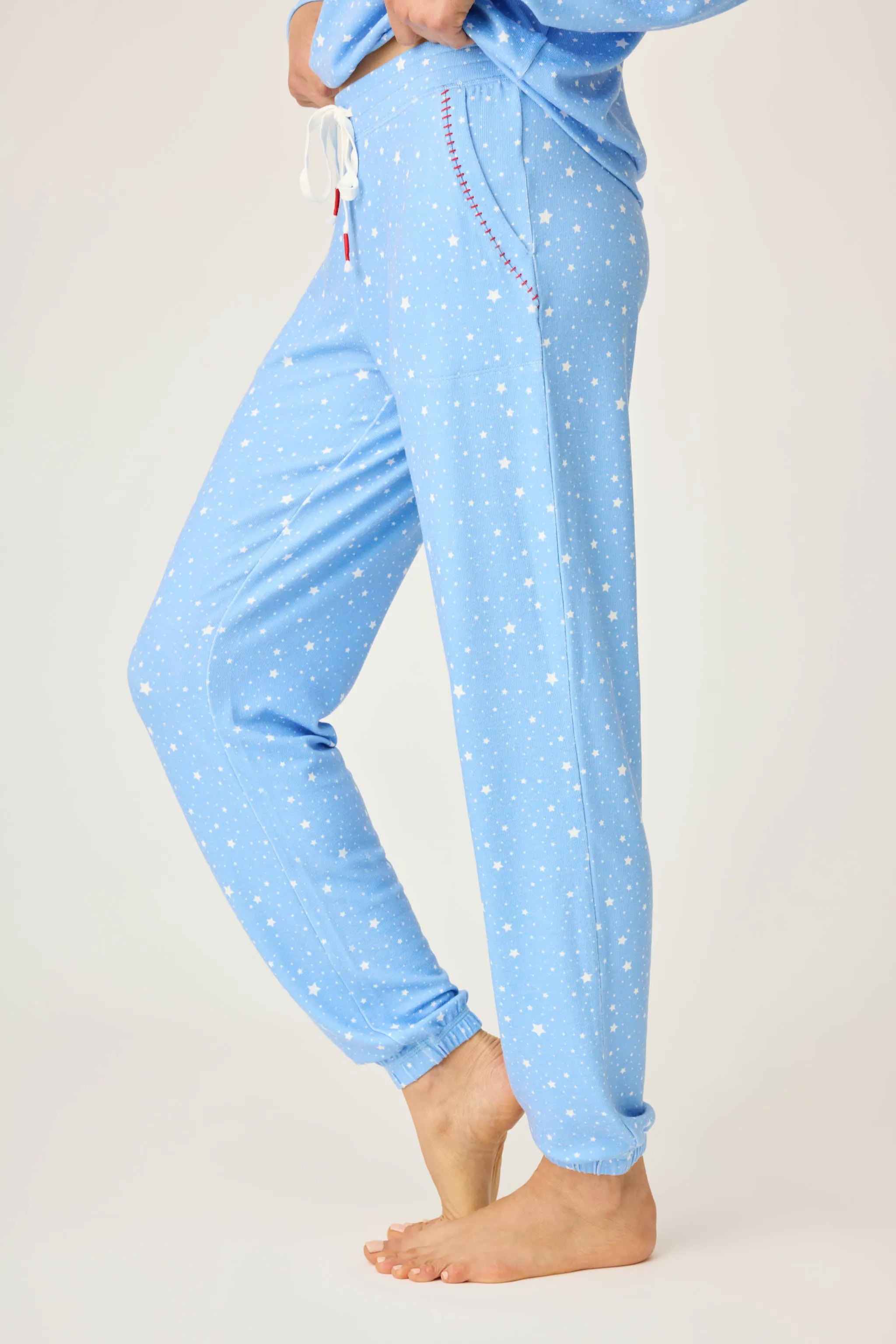 American Honey Star Print Banded Pants sold by P.J. Salvage product image thumbnail 4