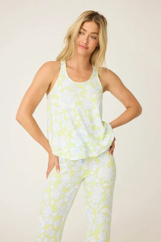 Beautiful Life Floral Print Tank Top sold by P.J. Salvage