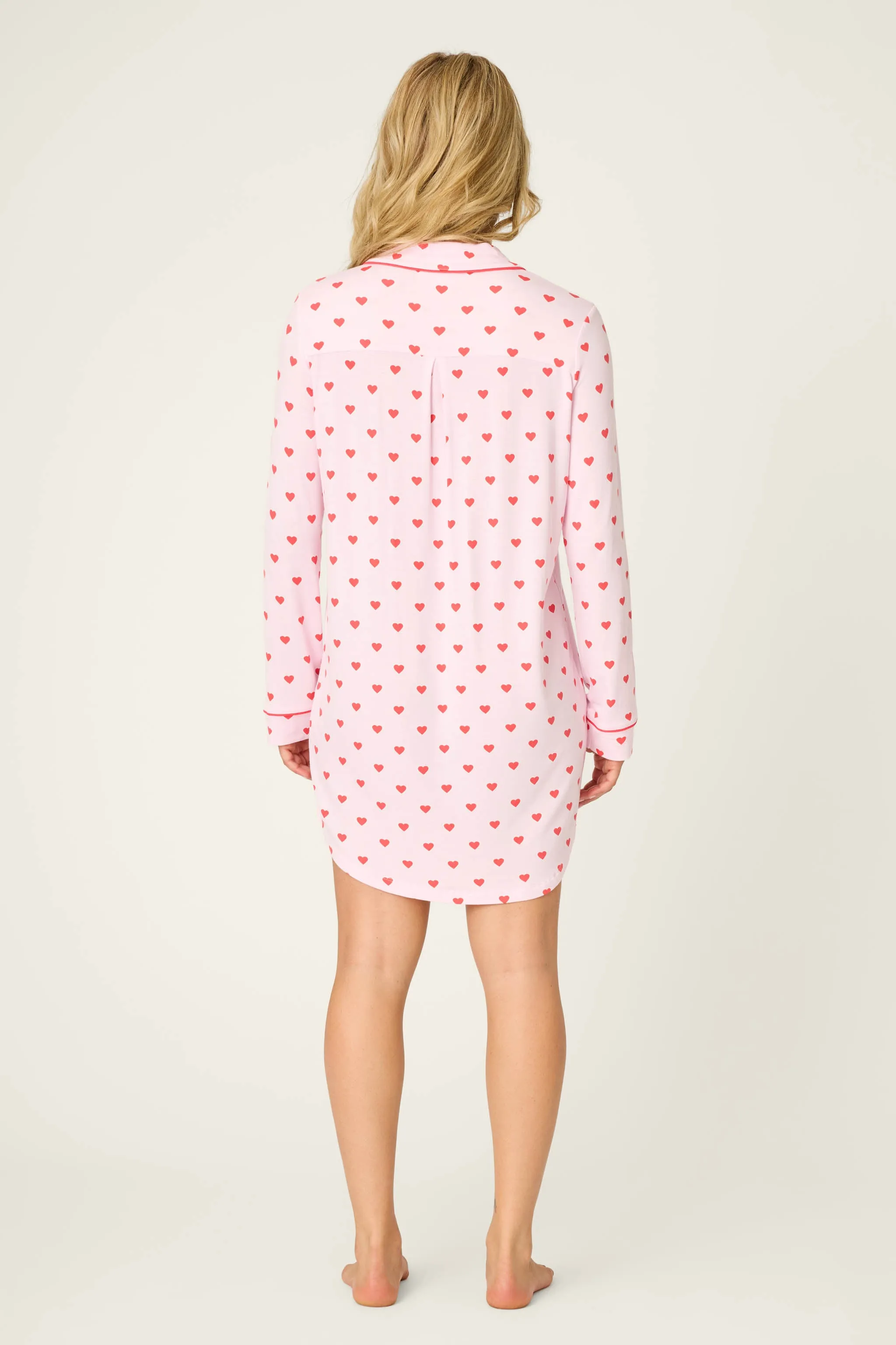 Wildest Dreams Heart Print Nightshirt sold by P.J. Salvage product image thumbnail 4