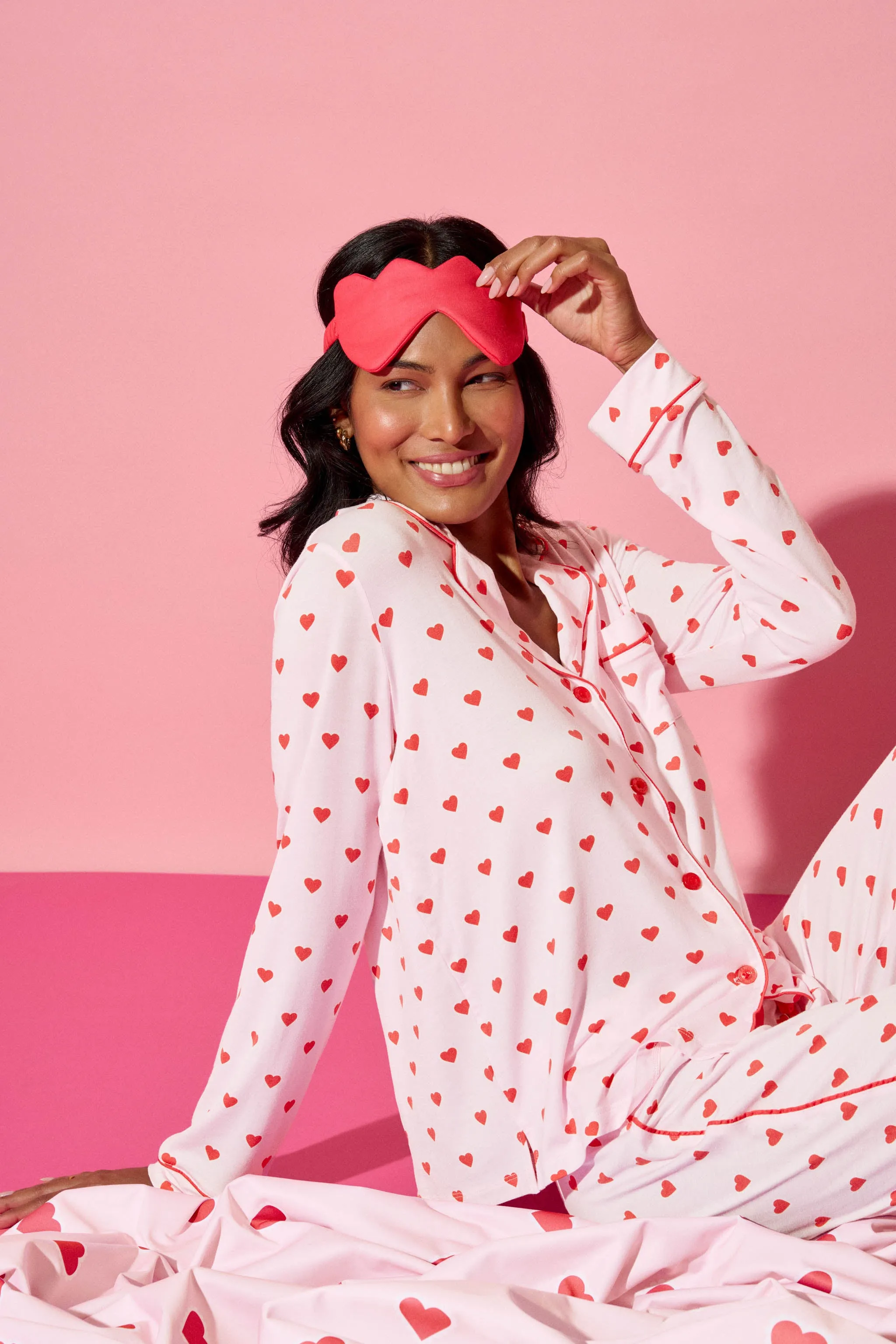 Wildest Dreams Heart Print 3-Piece PJ Set sold by P.J. Salvage