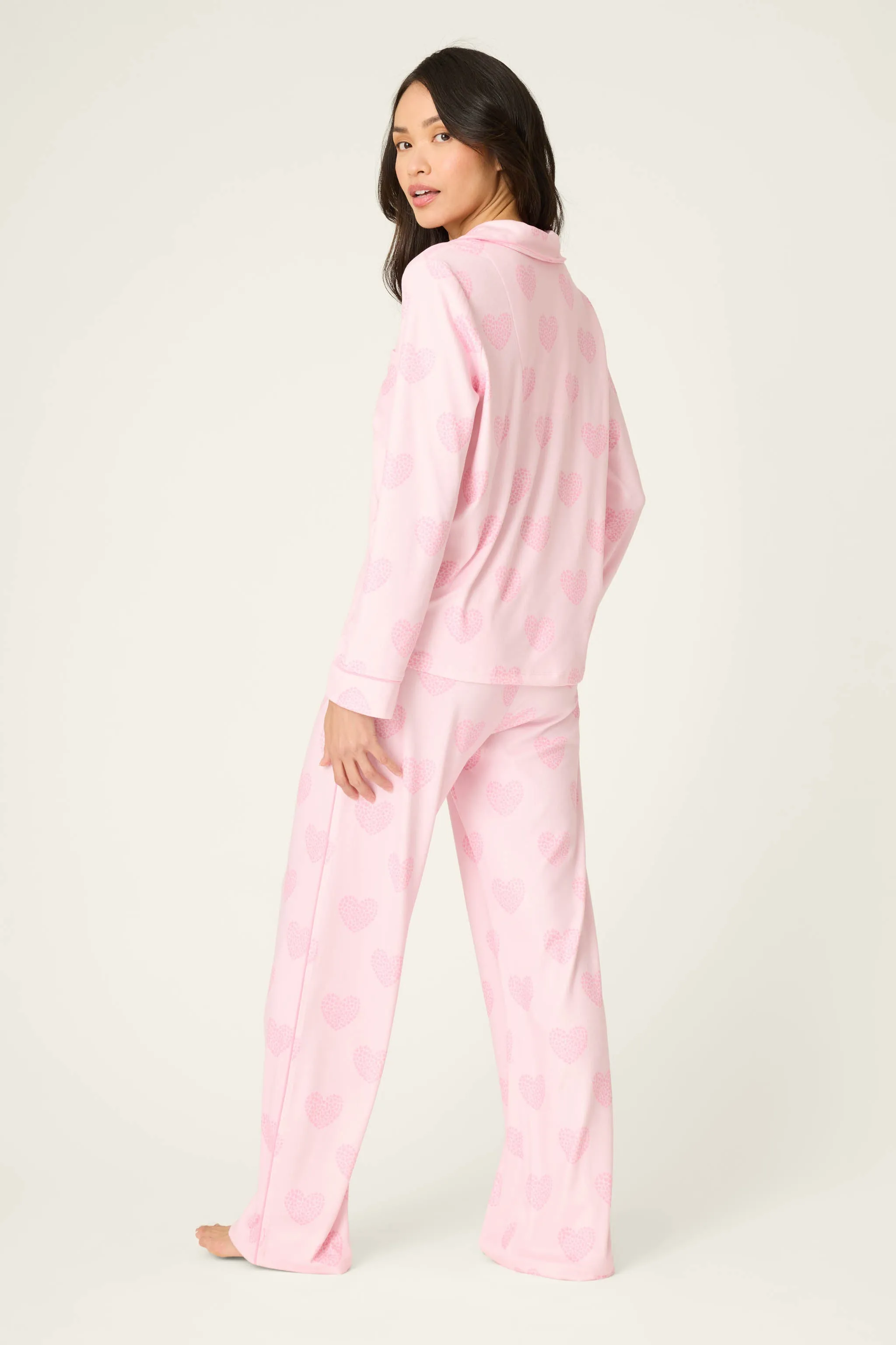 Valentine's Day Leopard Hearts Print 3-Piece PJ Set sold by P.J. Salvage product image thumbnail 5