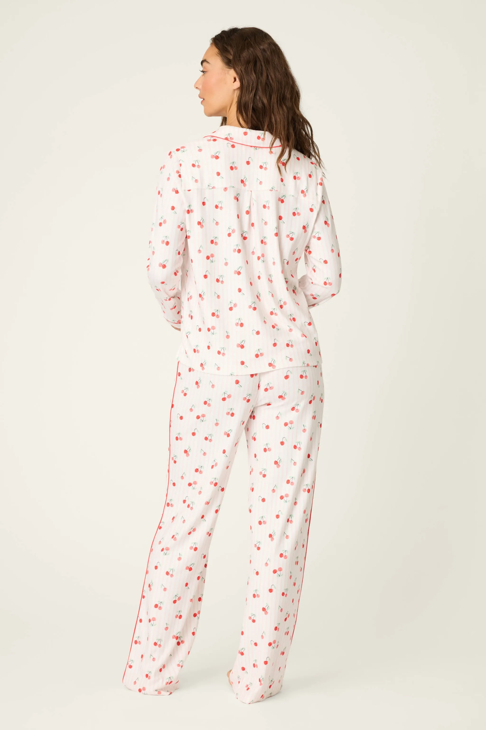 Valentine's Day Cherry Print 3-Piece PJ Set sold by P.J. Salvage product image thumbnail 4