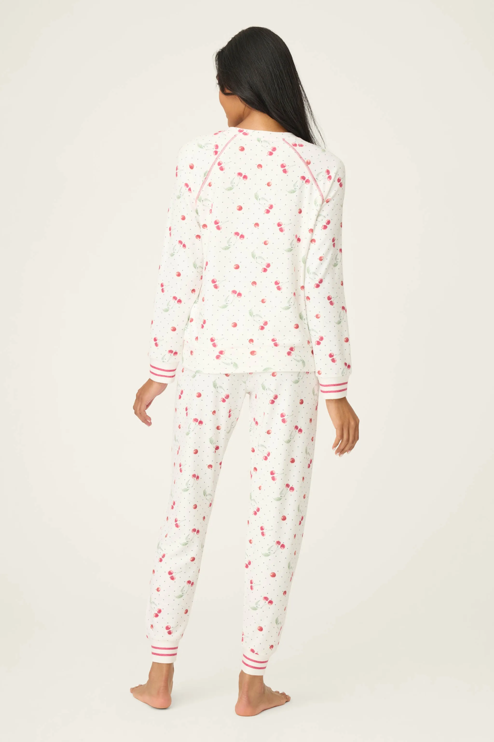 Cherry Print Peachy PJ Set sold by P.J. Salvage product image thumbnail 4