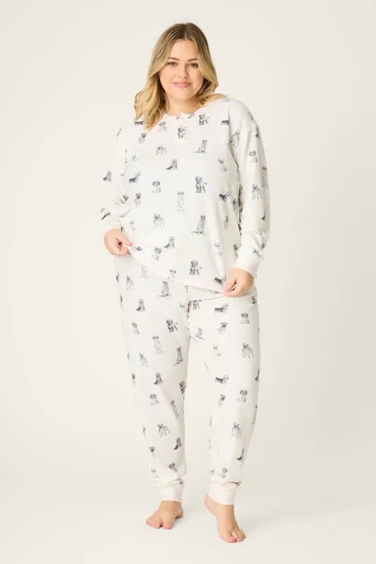 My Dog Is My Valentine Plus Size PJ Set sold by P.J. Salvage