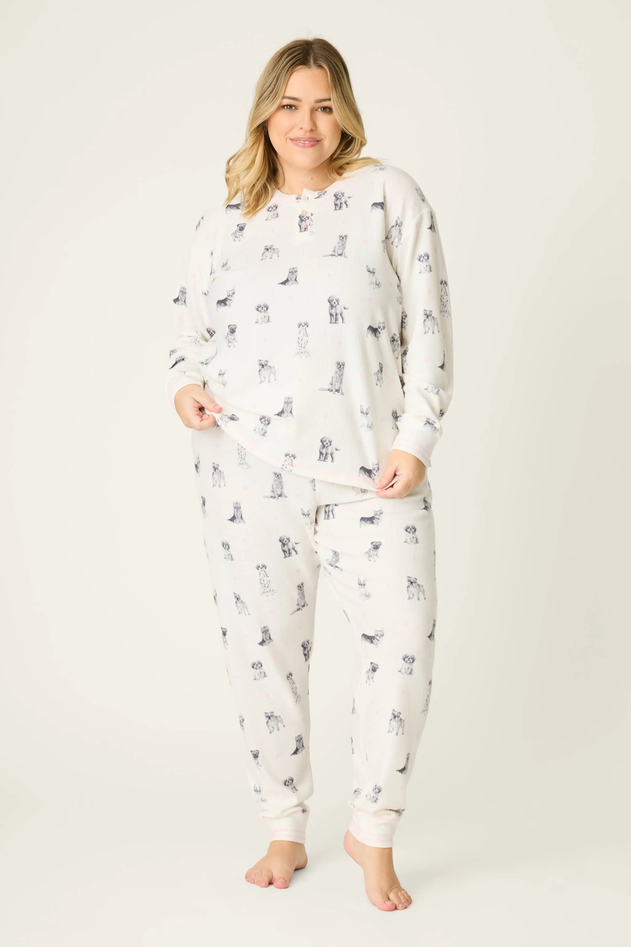 My Dog Is My Valentine Plus Size PJ Set sold by P.J. Salvage