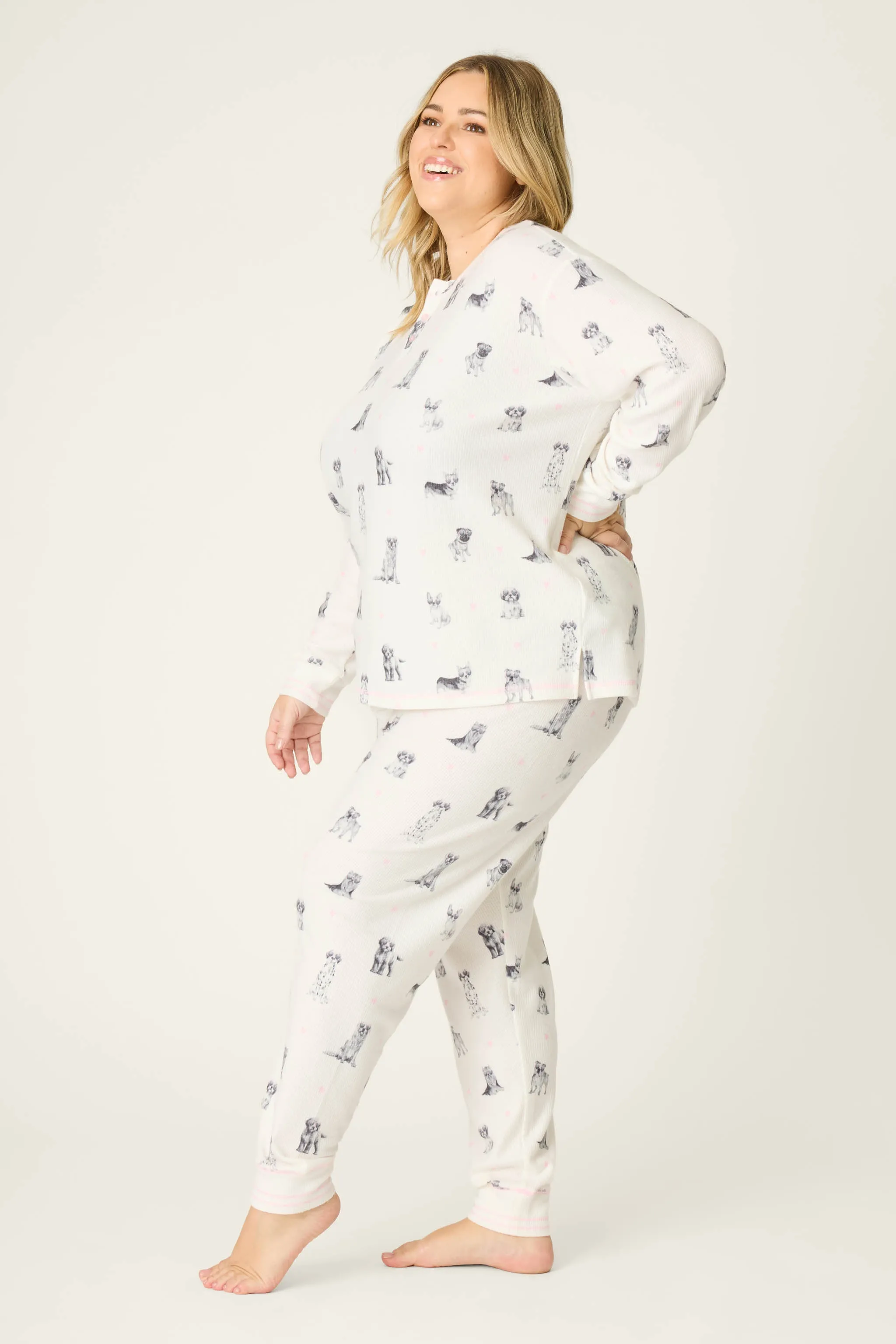 My Dog Is My Valentine Plus Size PJ Set sold by P.J. Salvage product image thumbnail 5